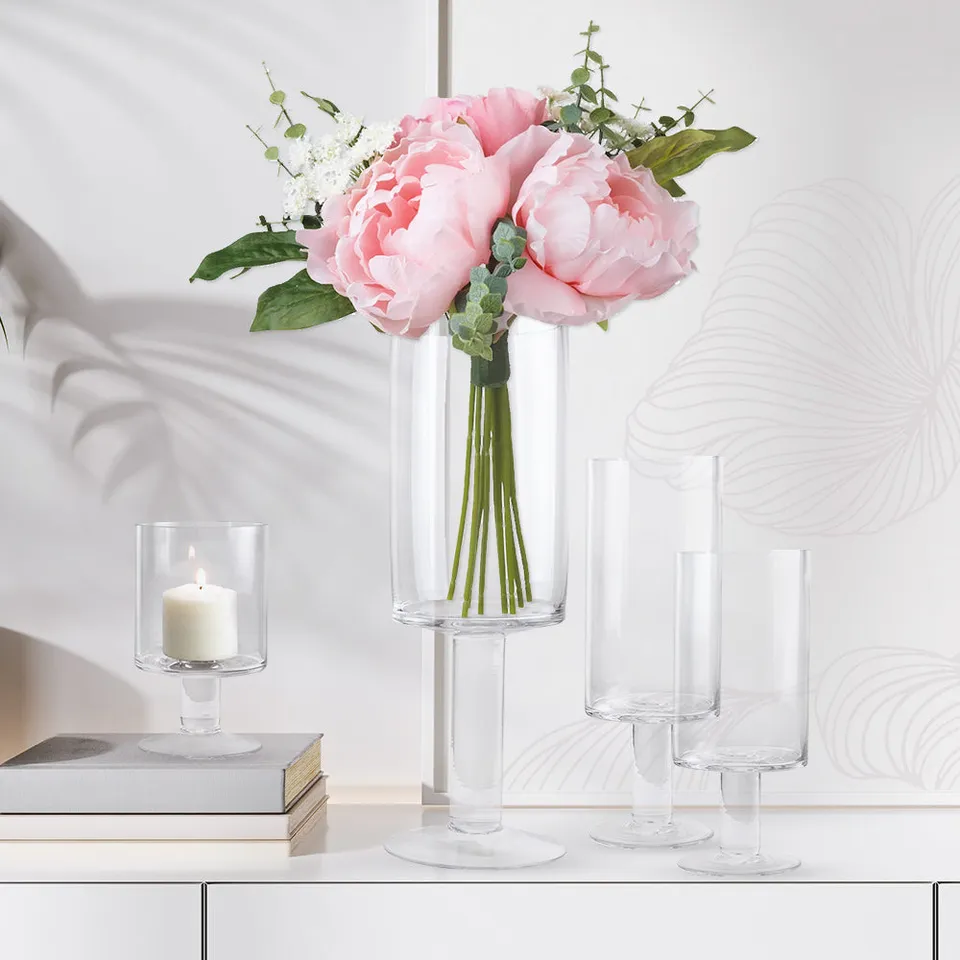 Galore Home Linear U9497 vasi vetro alti set 12 pezzi