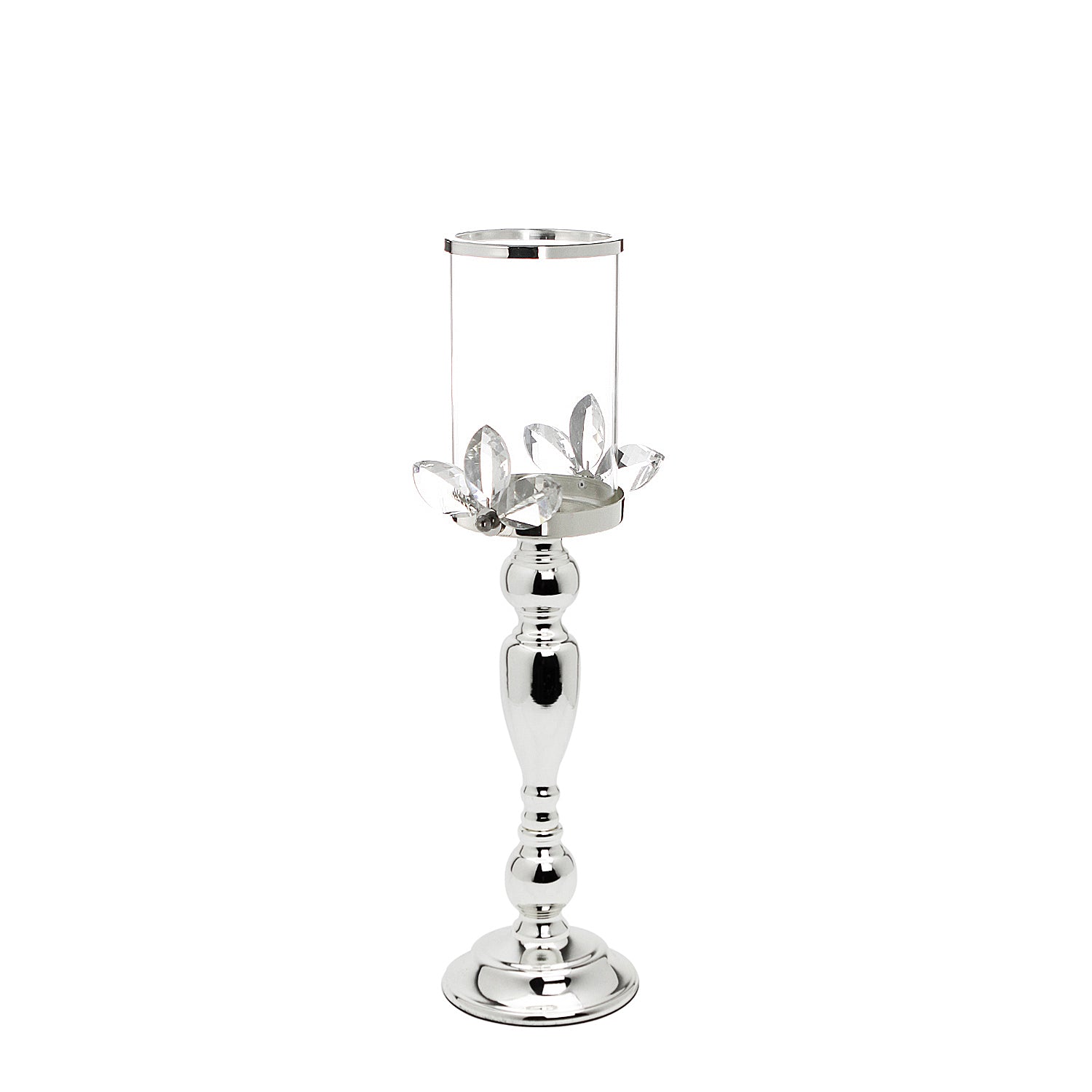 Galore Home Crystal Pillar portacandele oro piccolo in cristallo