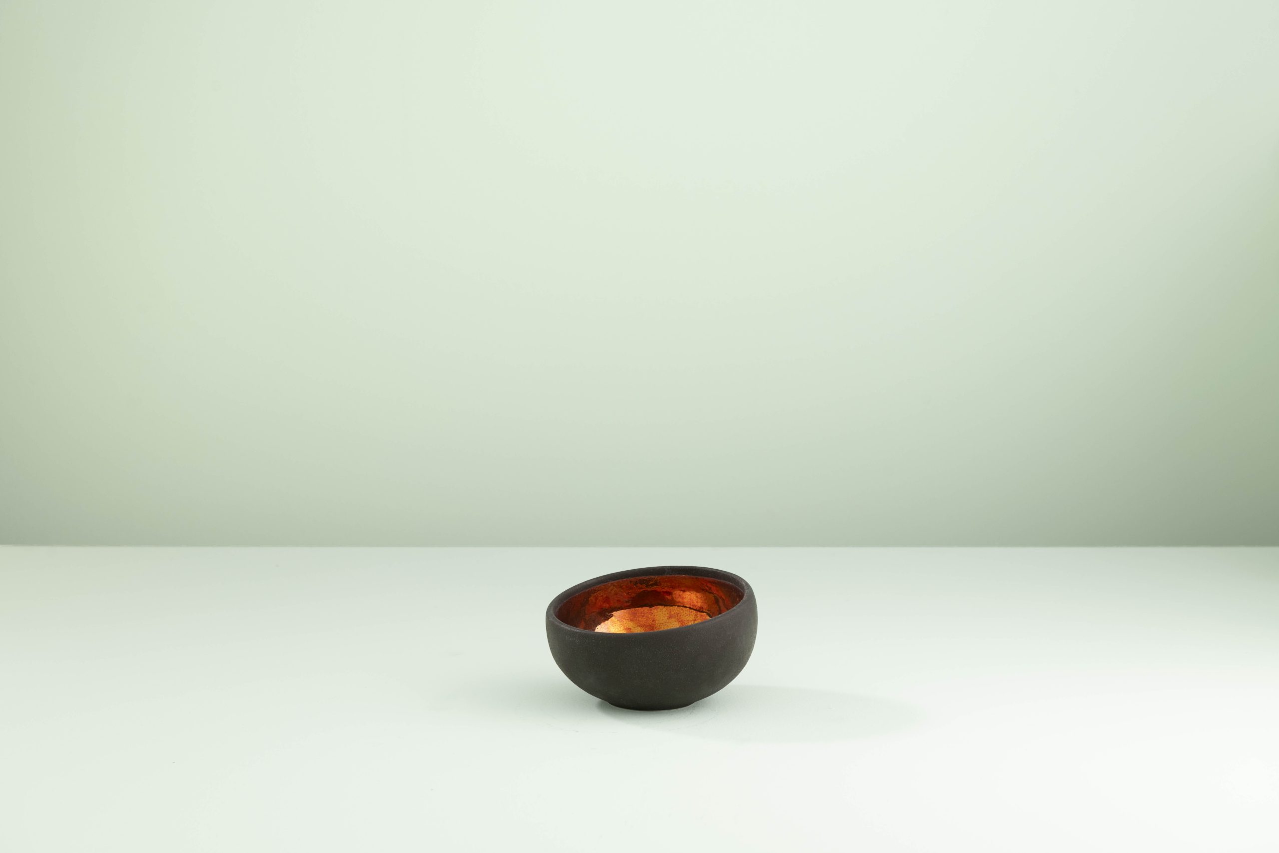 Ceramica Gatti 1928 Riflesso Sole Piccola RF732 vaso 8 cm metallici