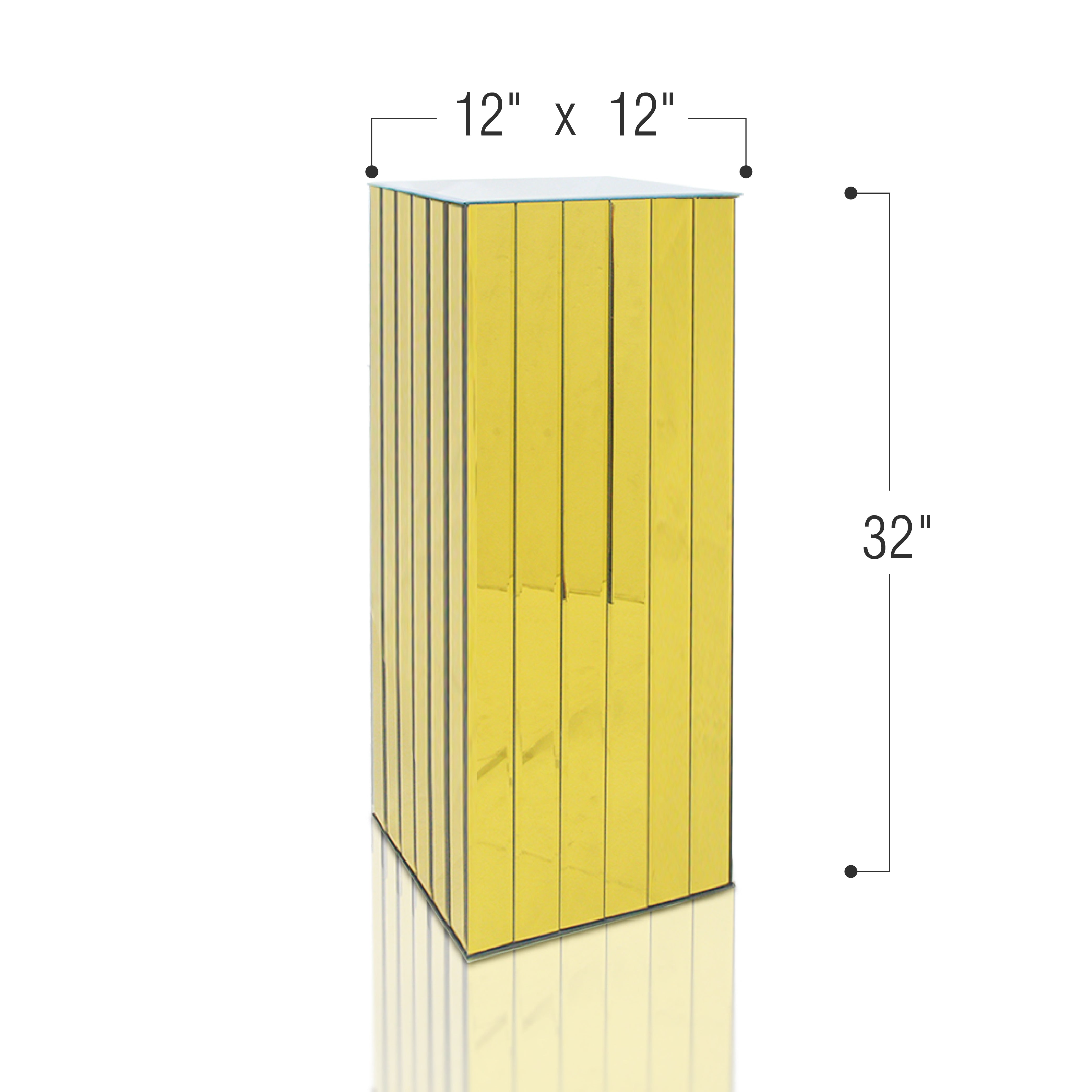 Galore Home Segmented Mirror colonna specchio oro small