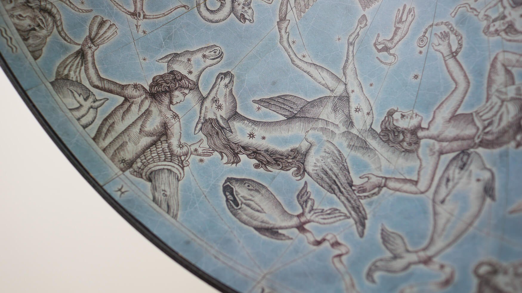 Zoffoli Da Vinci Blue Dust mappamondo bar 40 cm
