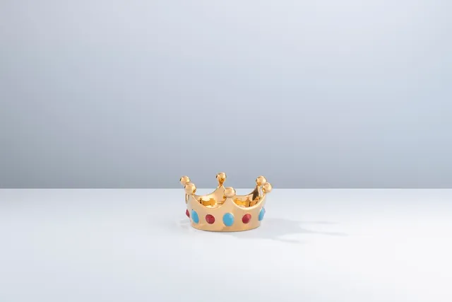 Ceramica Gatti 1928 Queen Laura Piccola corona oro