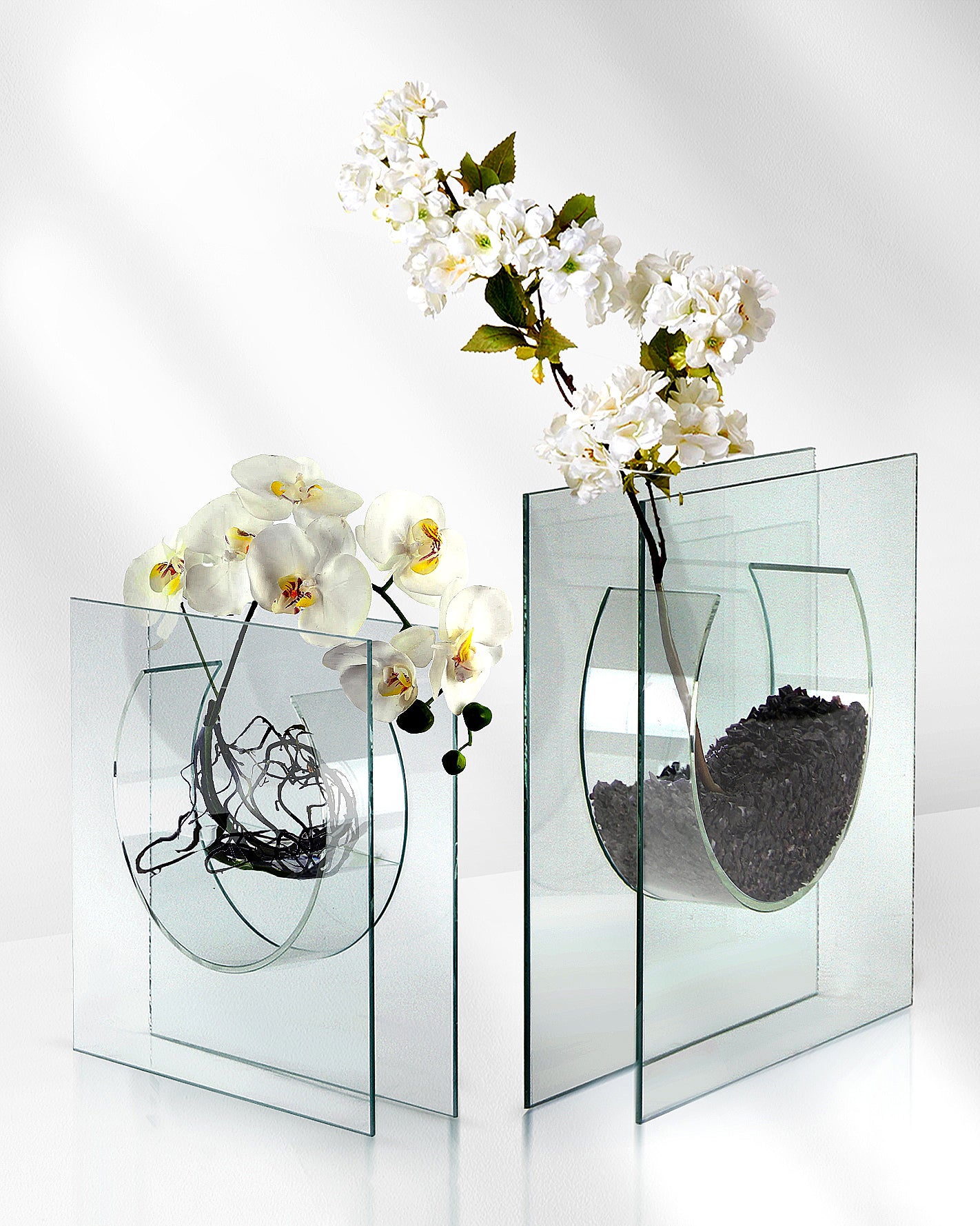 Galore Home Fusion Elegance vaso vetro piccolo iridescente