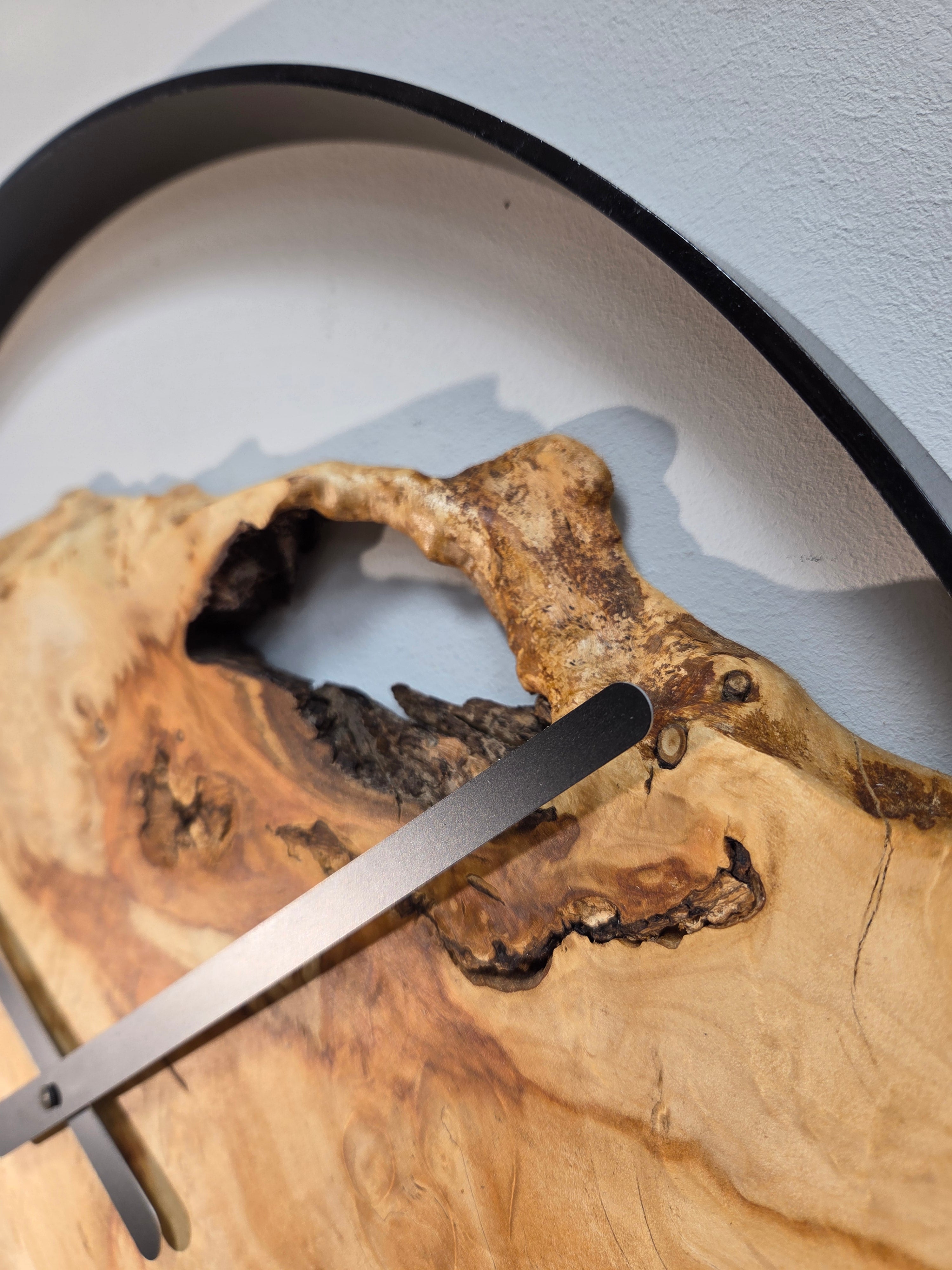 Il nido del picchio Orologio da parete in legno di acero orologio 50cm