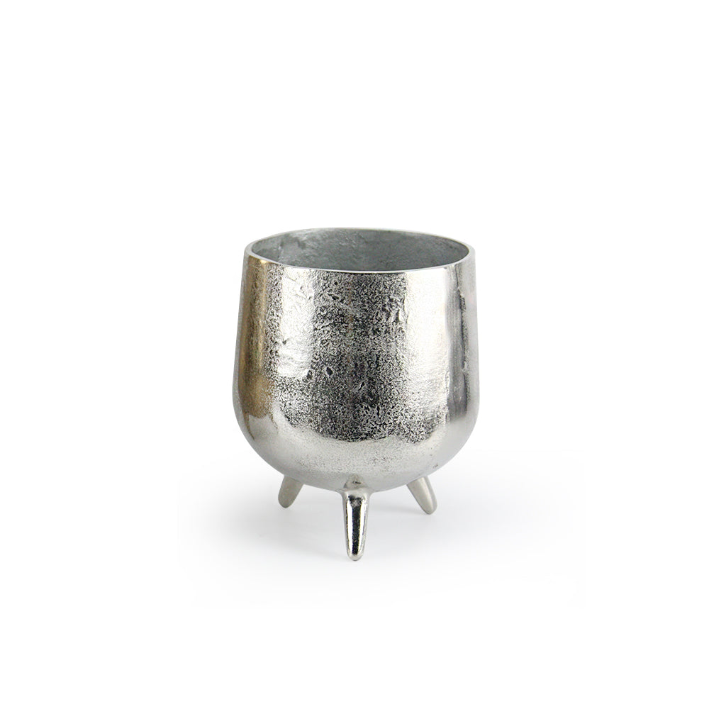 Galore Home Tripod vaso metallo oro treppiede grande