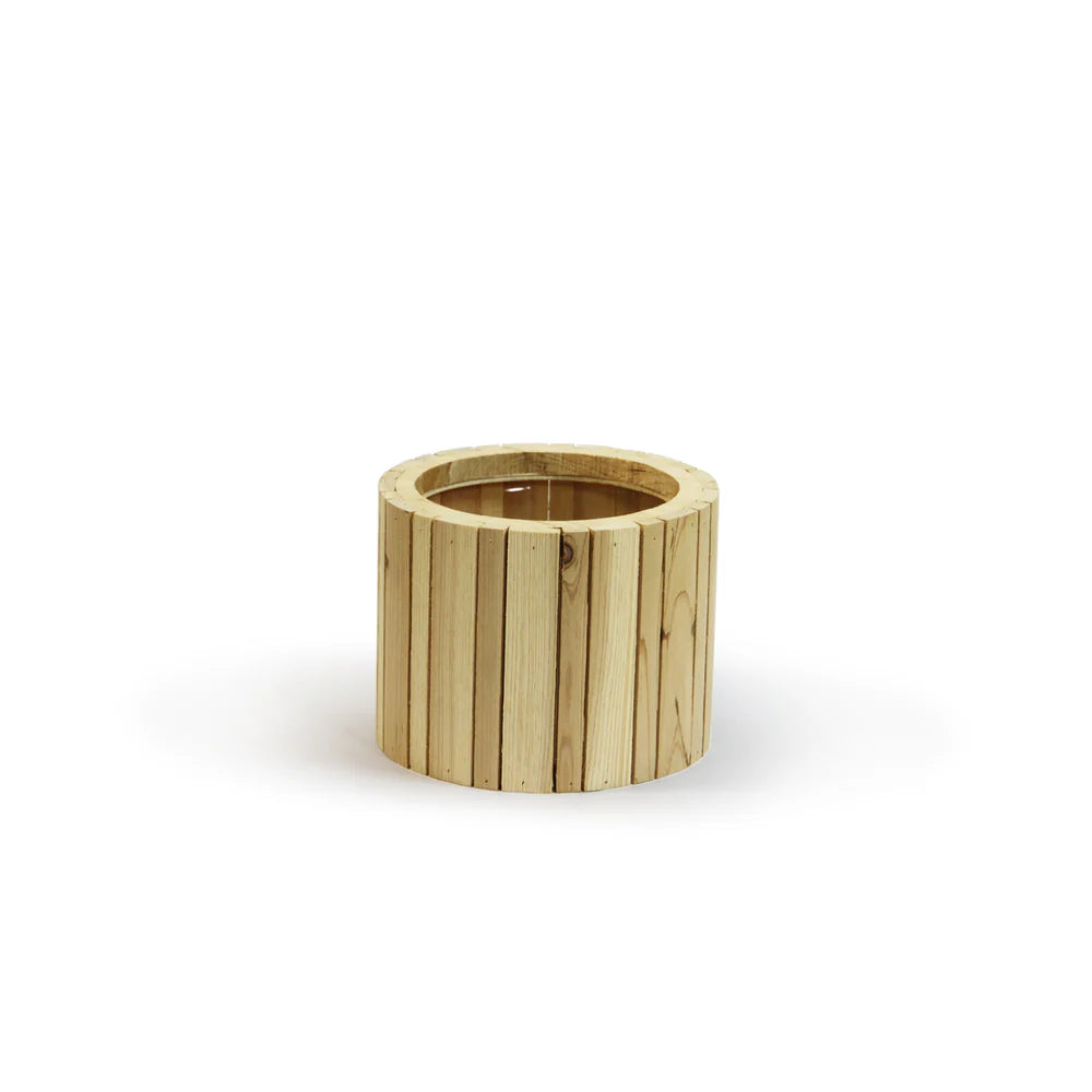 Galore Home Vertical Slat fioriera legno Natural R3125