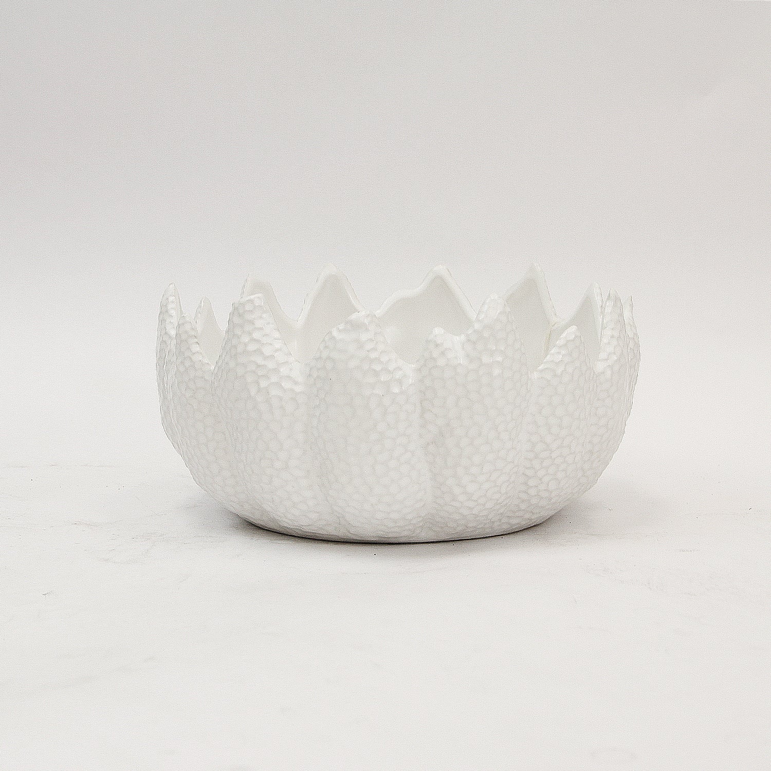 Galore Home Aurora Crest vaso ceramica piccolo bianco