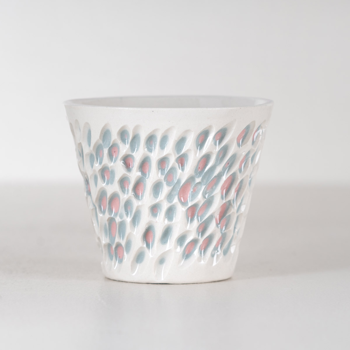 Atelier Alida Ceramiche Conchiglia bicchiere in gres bianco