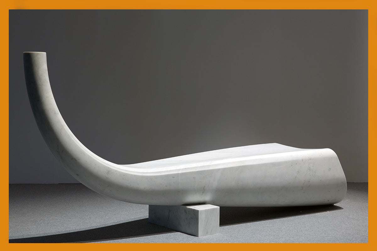 Cyrcus Design Play Panca panca sonora marmo Carrara 260 cm
