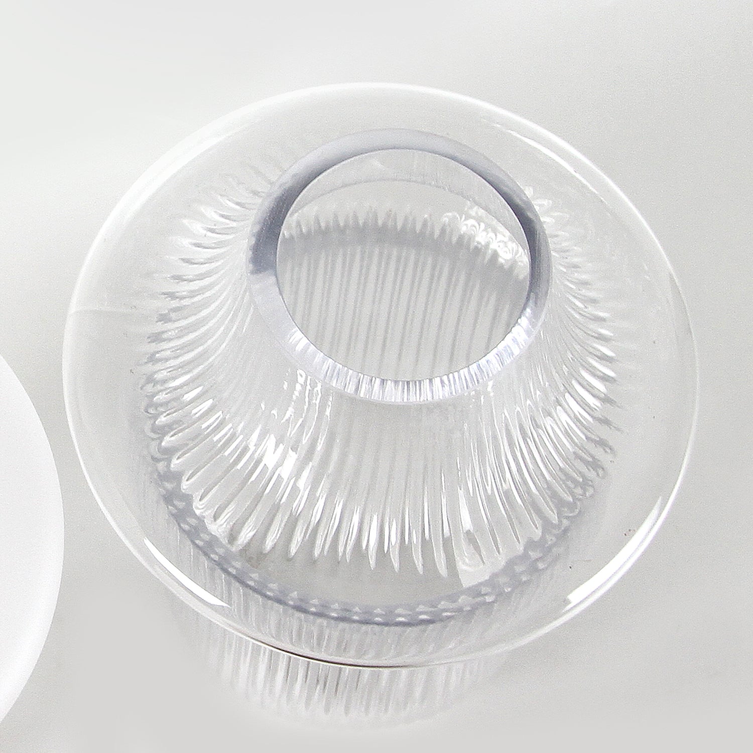 Galore Home Topper vaso vetro trasparente a disco