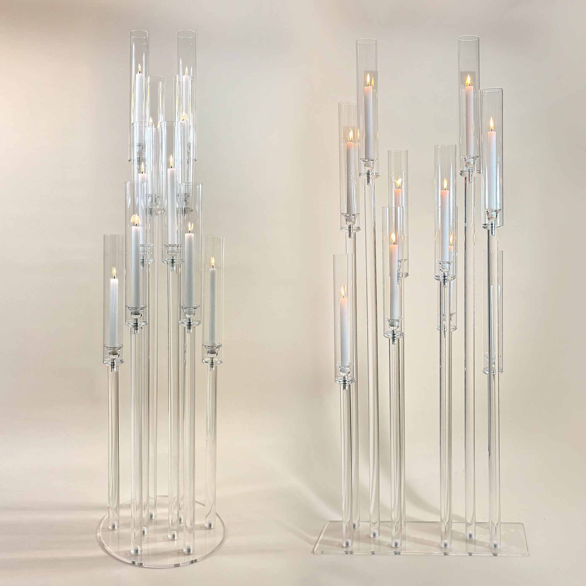 Galore Home Diamond Glow candelabro acrilico 10 fiamme