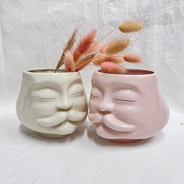 Atelier Alida Ceramiche Funny Vase Uomo vaso gres 1/101