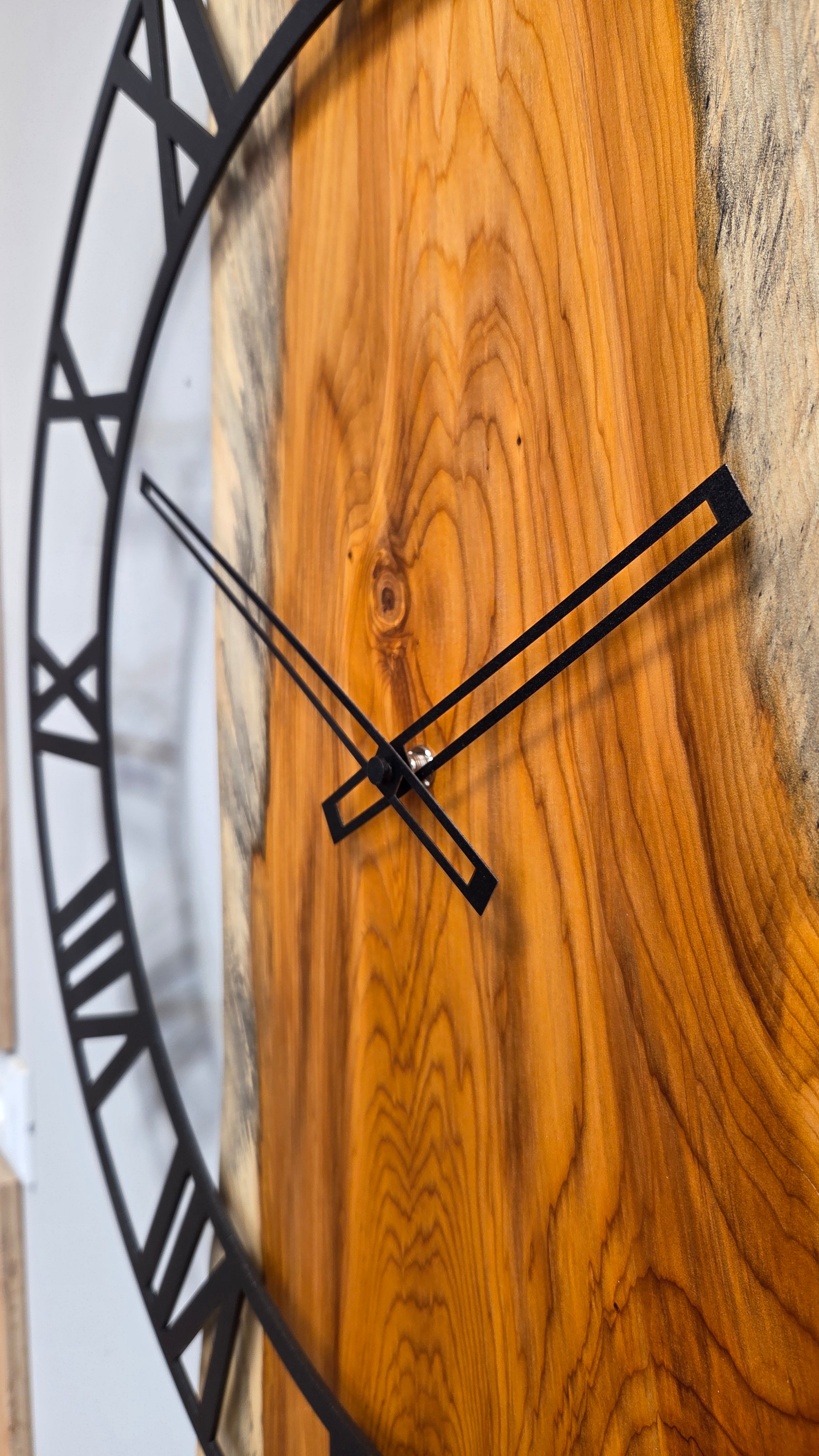 Il nido del picchio orologio da parete legno di tasso 85 cm