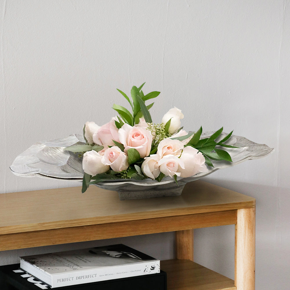 Galore Home Metal Platter vassoio rotondo piccolo rame