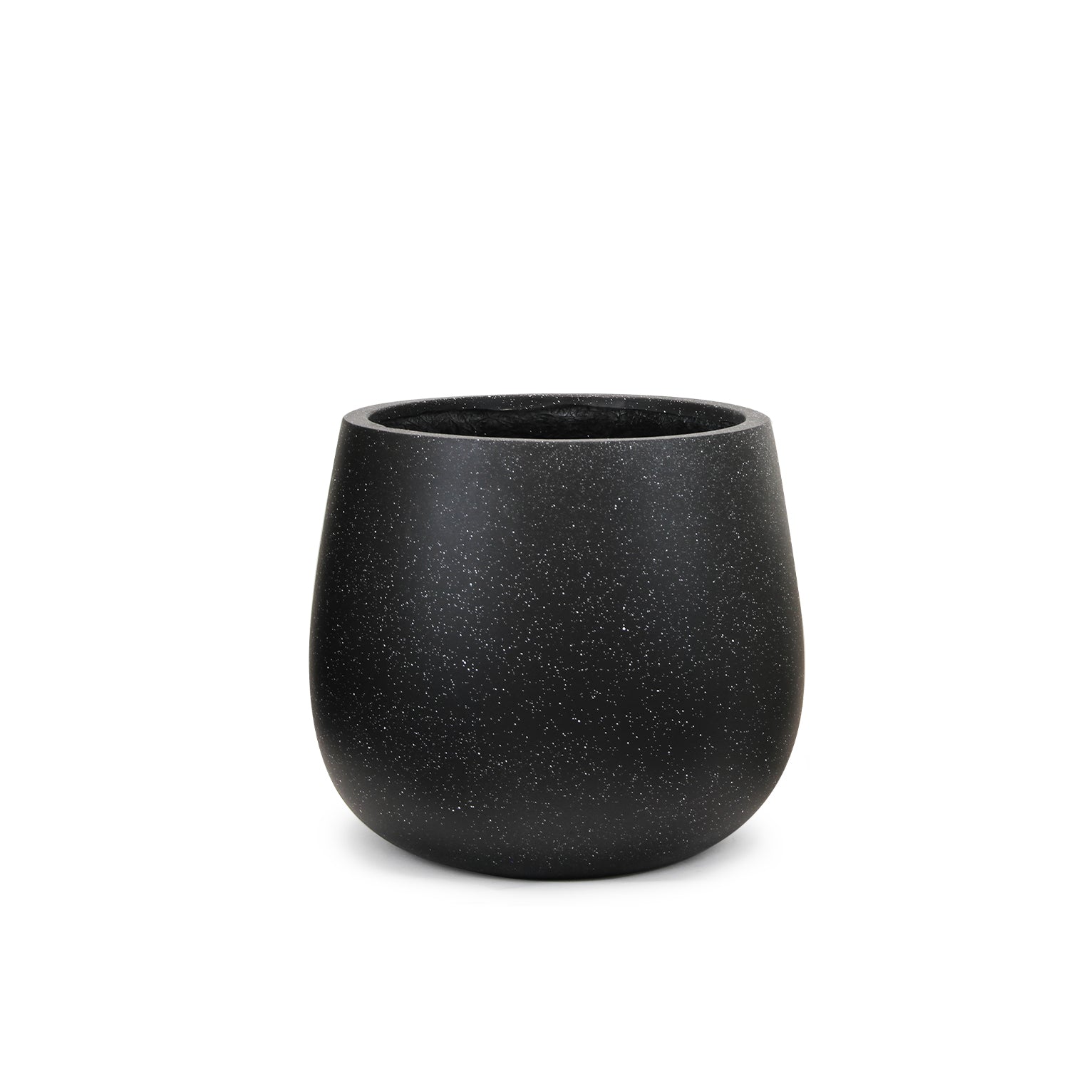 Galore Home FibraLuxe fioriera fibra argilla nero Small