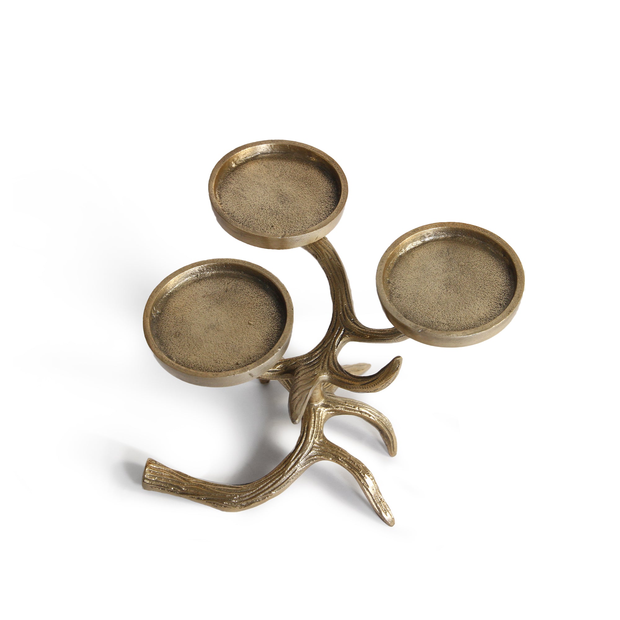 Galore Home Antler Trio 31-0831 portacandele oro