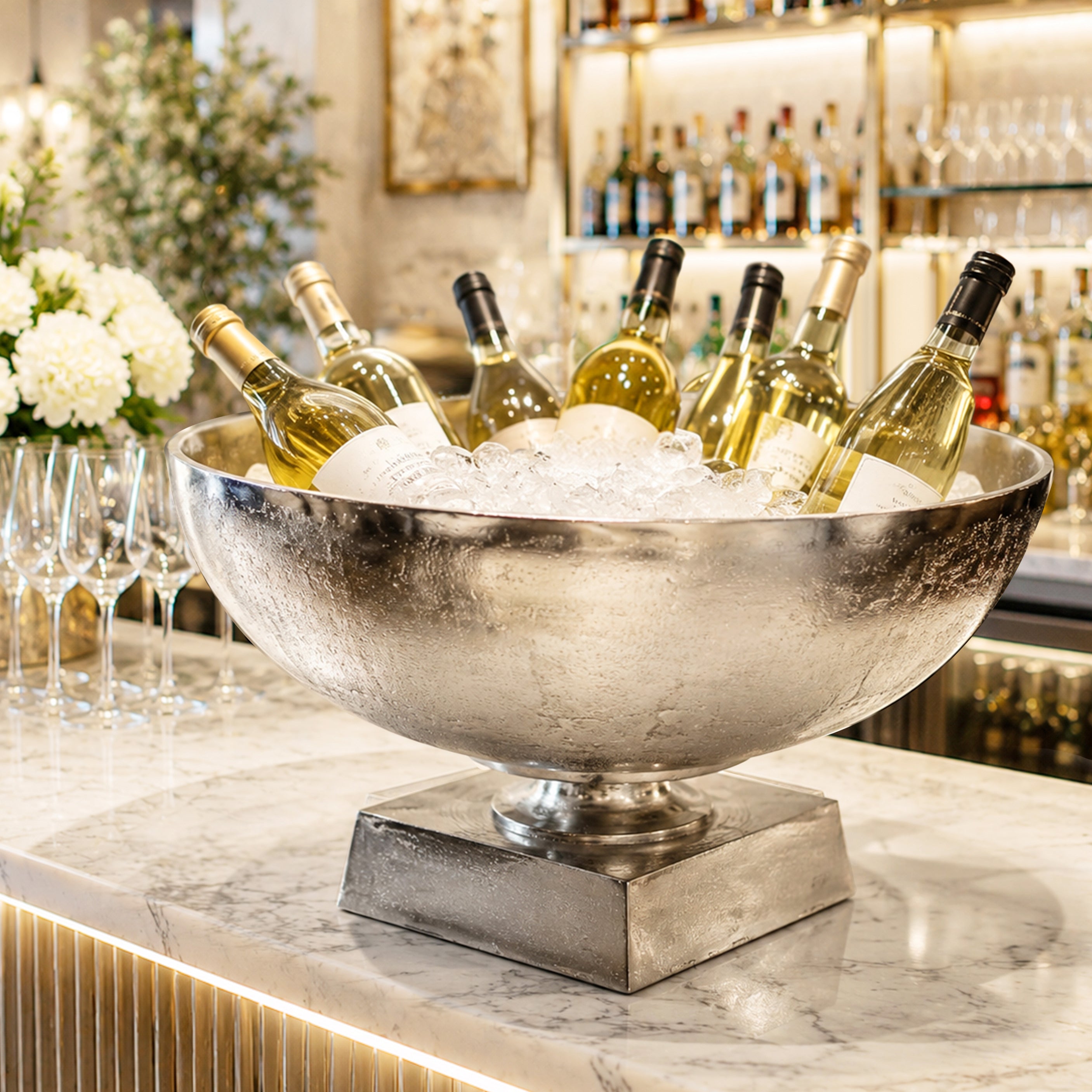 Galore Home Grand Beverage Tub coppa oro in alluminio