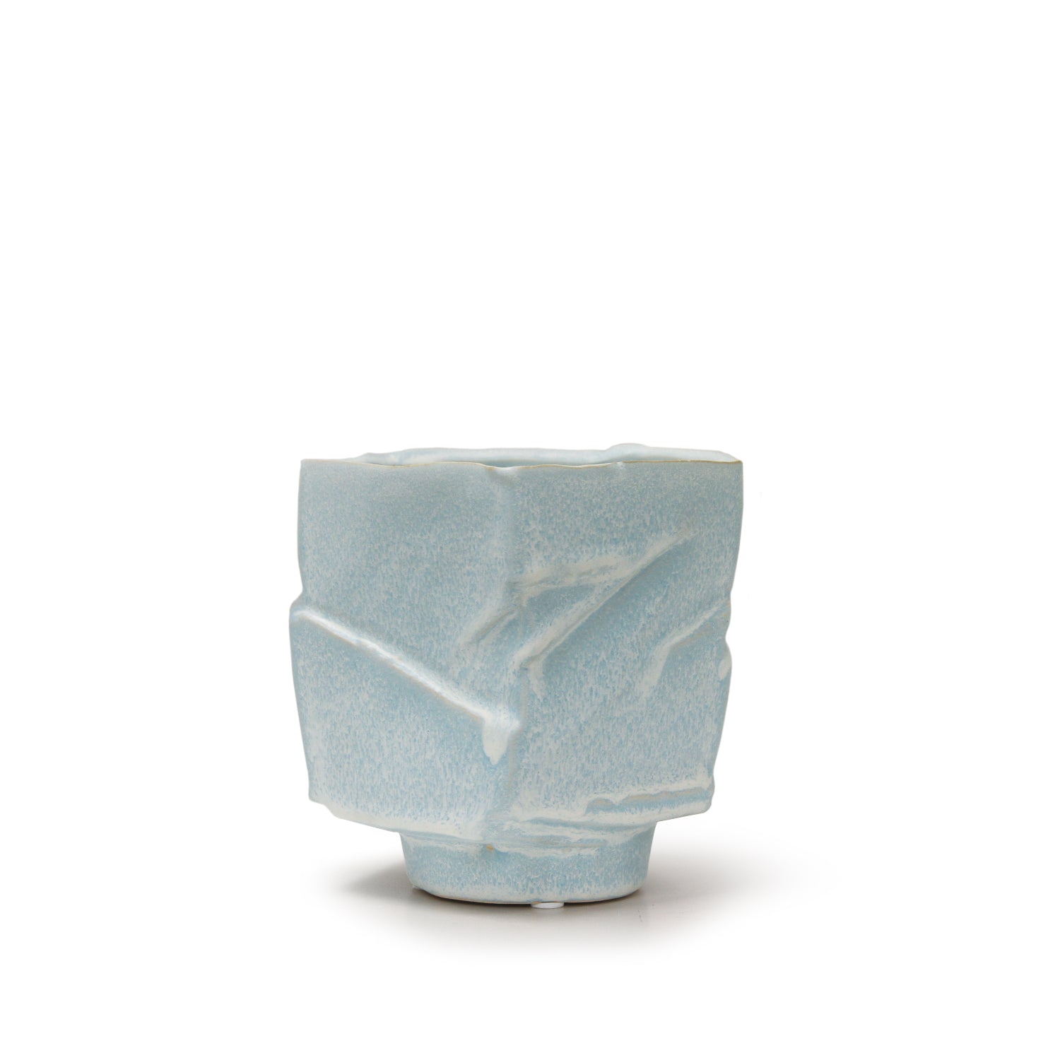 Galore Home Canyon vaso ceramica alto bianco lucido