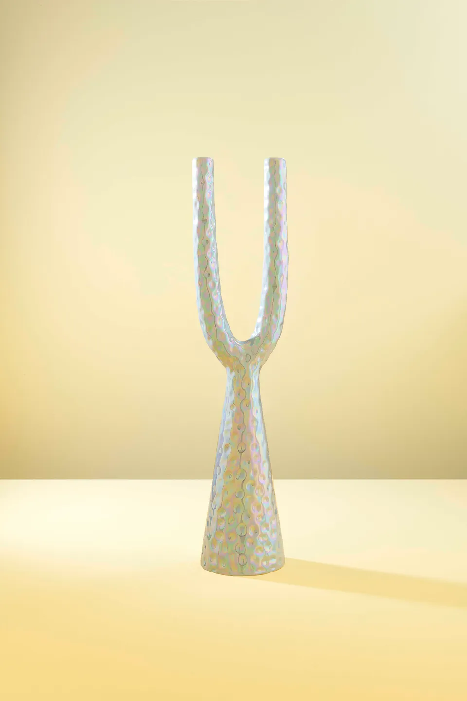 Ceramica Gatti 1928 Alpha C500 candeliere maiolica madreperla 62 cm