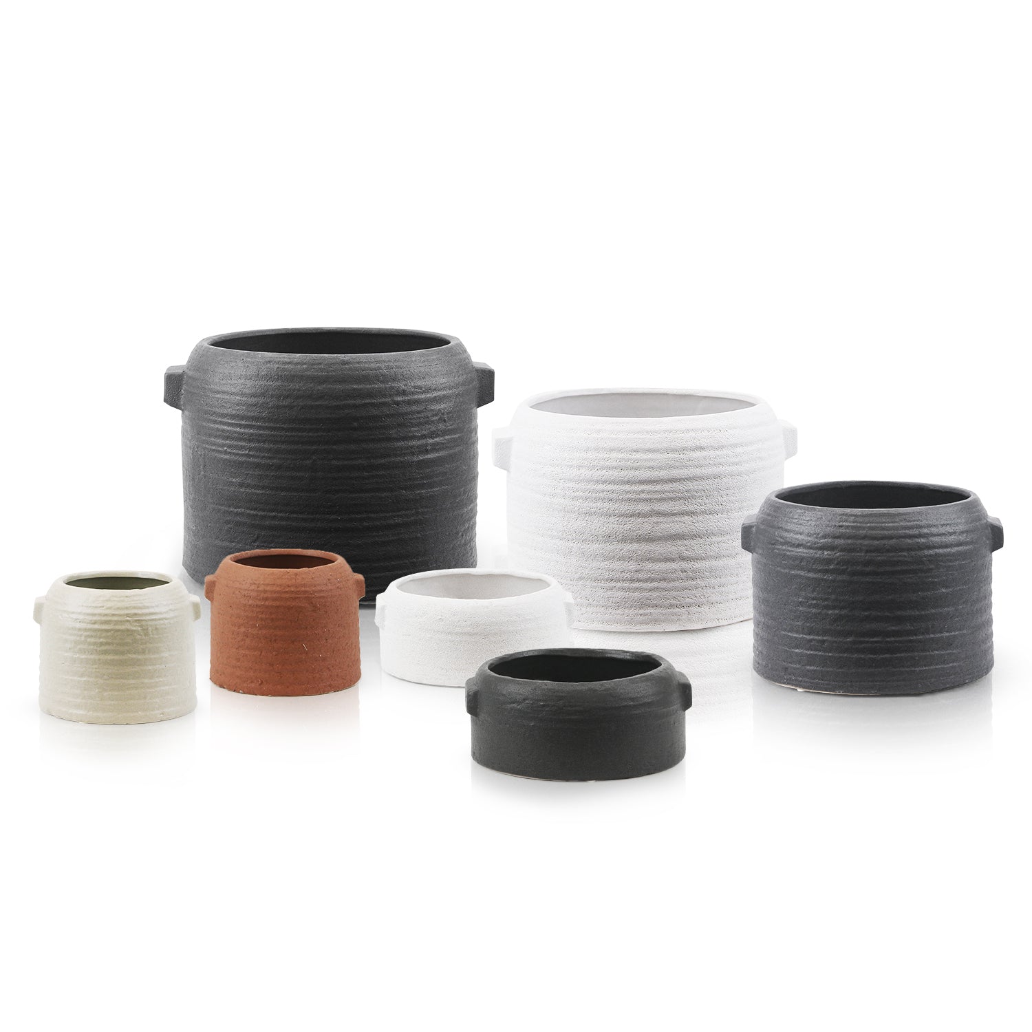 Galore Home Nomad vaso ceramica Pot nero