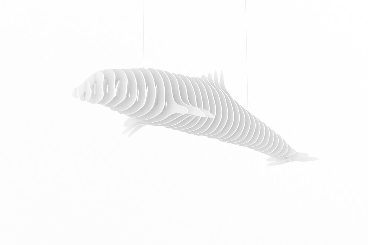 Cyrcus Design Delfino scultura plexiglass 121 cm lampada