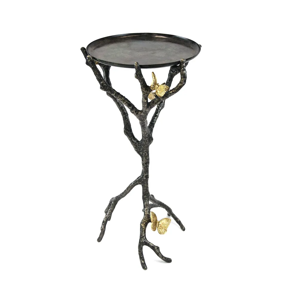 Galore Home Whimsical tavolino alluminio nero oro