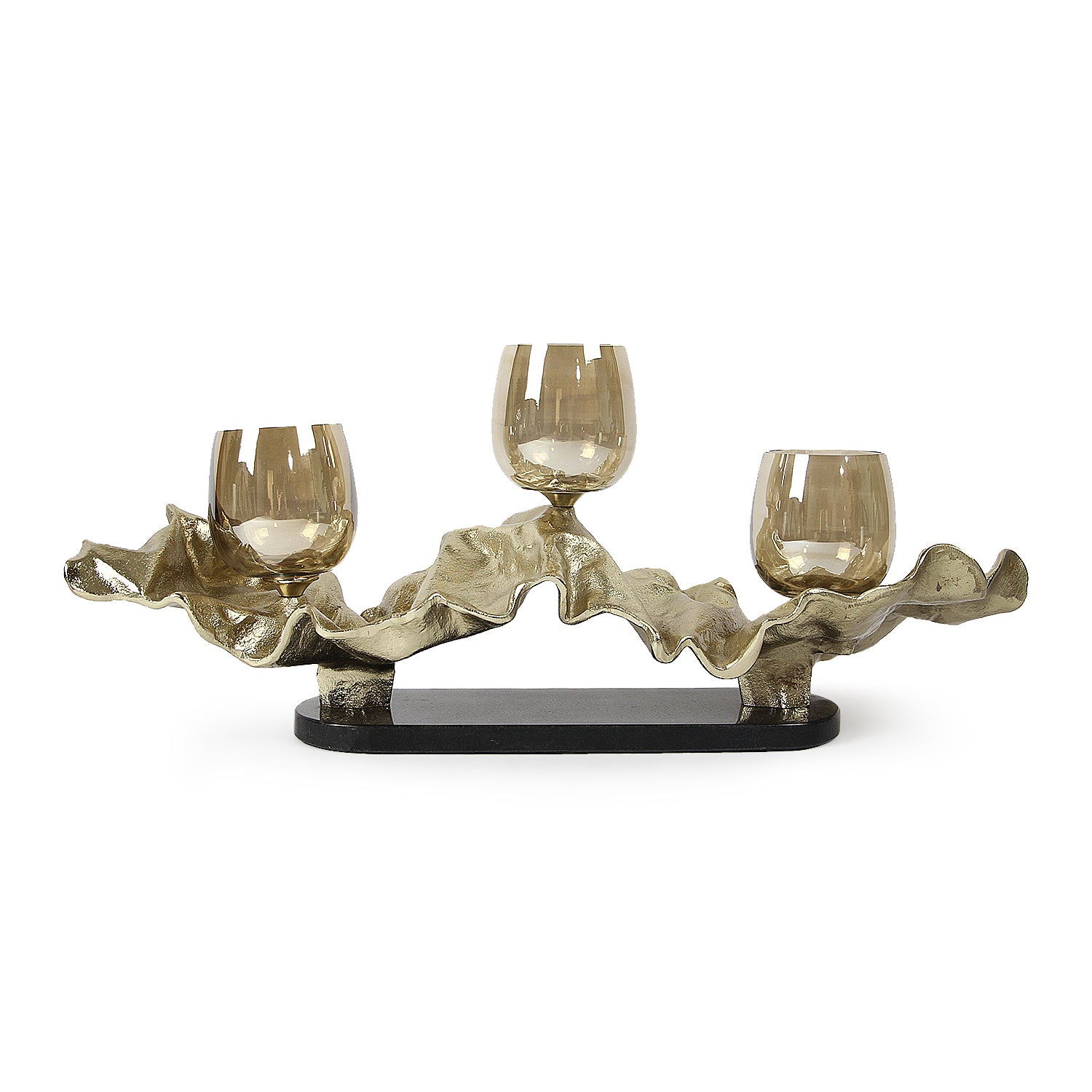 Galore Home Trinity Glow G31-9903 portacandele bronzo