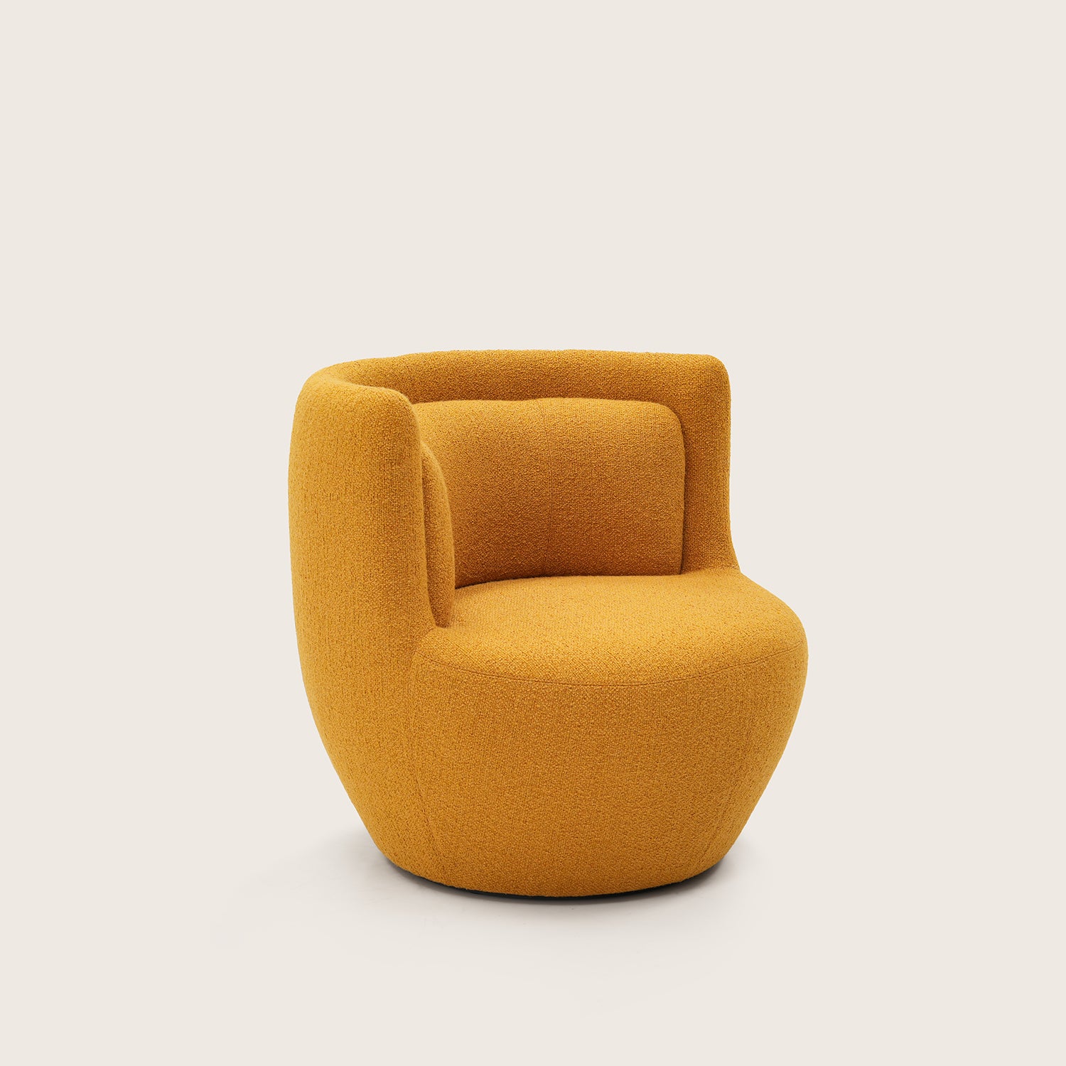 Galore Home Cuddle Couch pouf arancione tessuto ad alte prestazioni