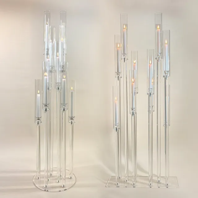 Galore Home Diamond Glow candelabro acrilico 10 fiamme