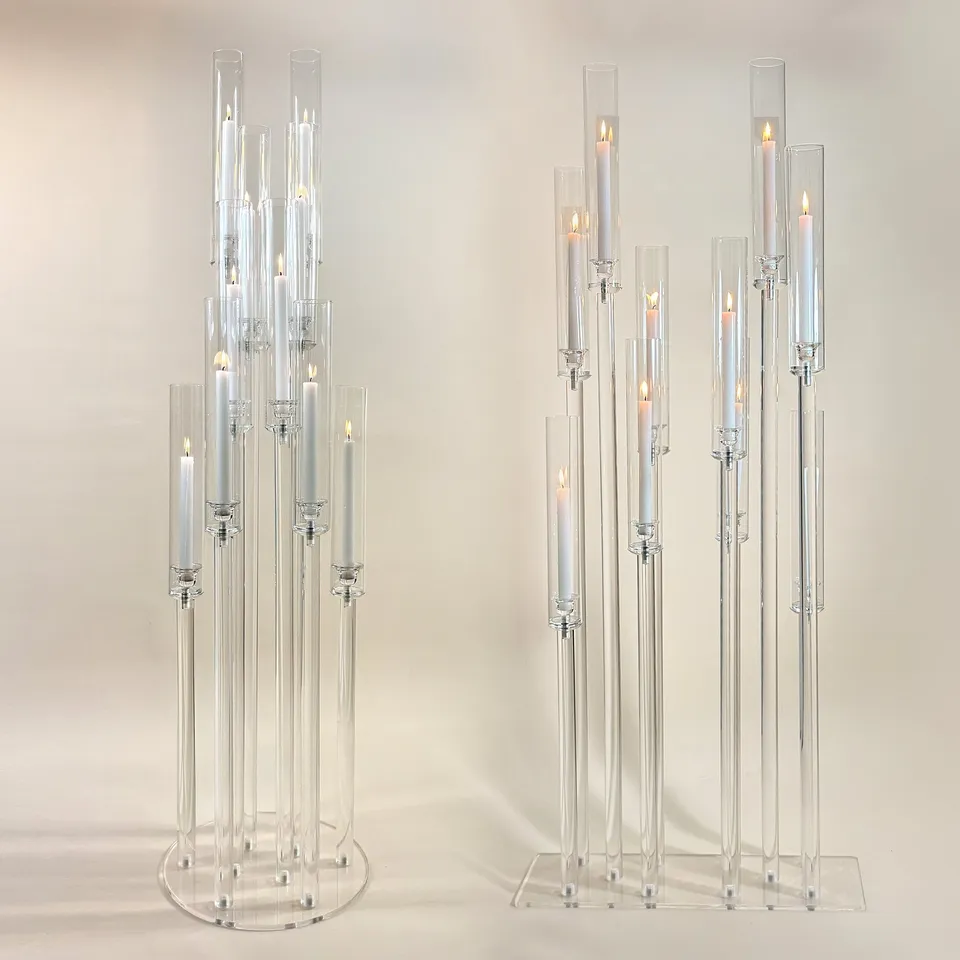 Galore Home Diamond Glow candelabro acrilico 10 fiamme