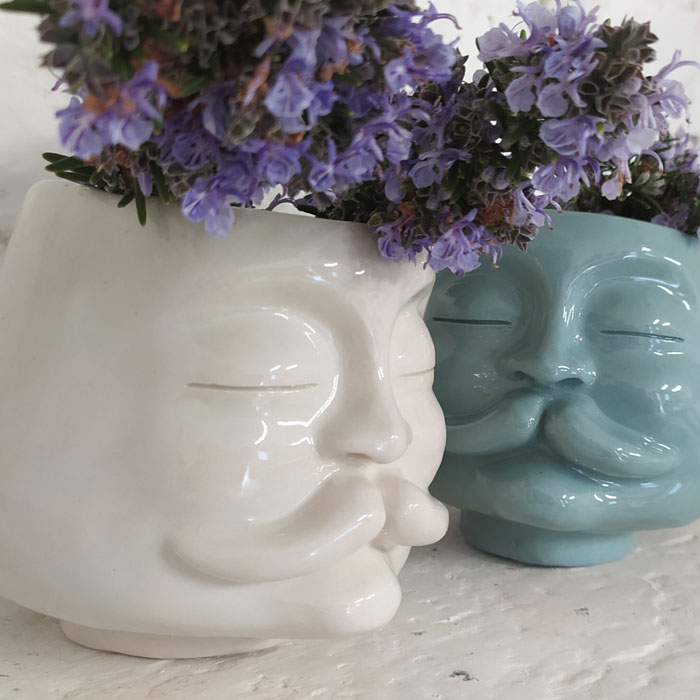 Atelier Alida Ceramiche Funny Vase Uomo vaso gres 1/101