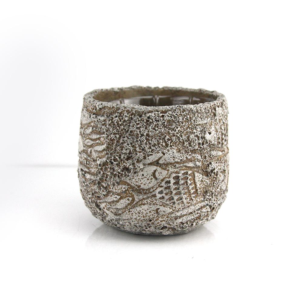 Galore Home Fossil vaso ceramica large sabbia
