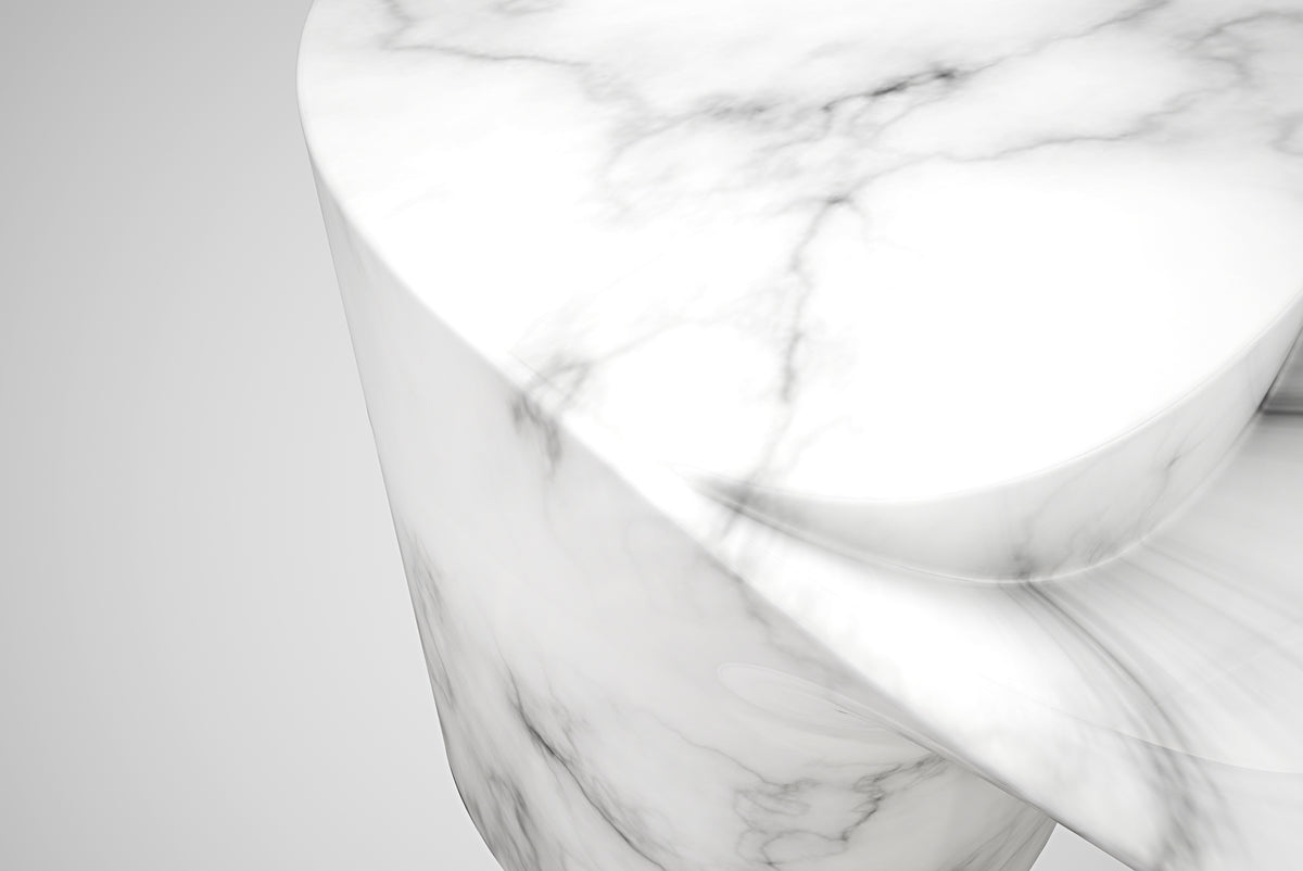 Cyrcus Design Proteo Table tavolino marmo di Carrara