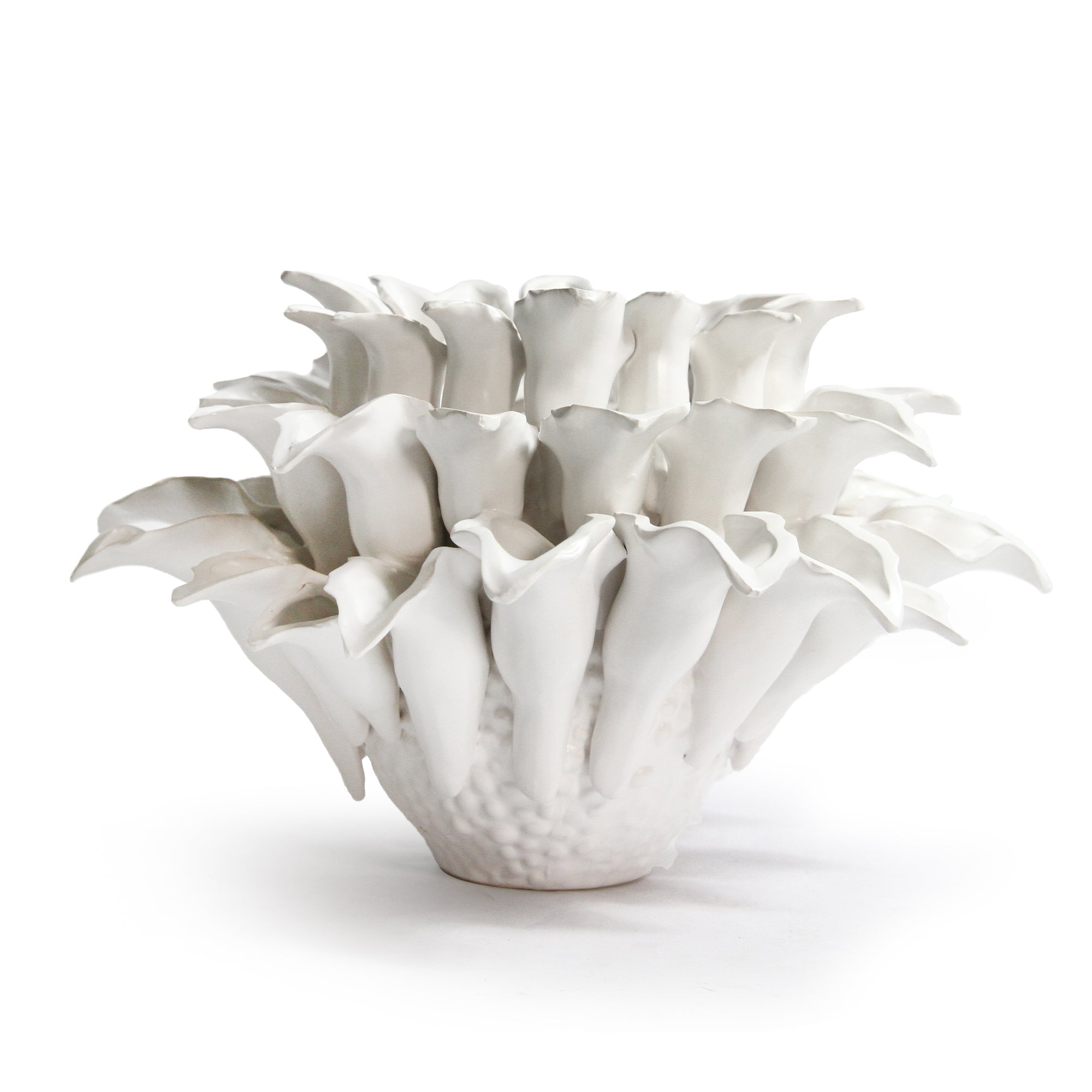 Galore Home Lotus Cascade CCE38 vaso ceramica verde 22 cm