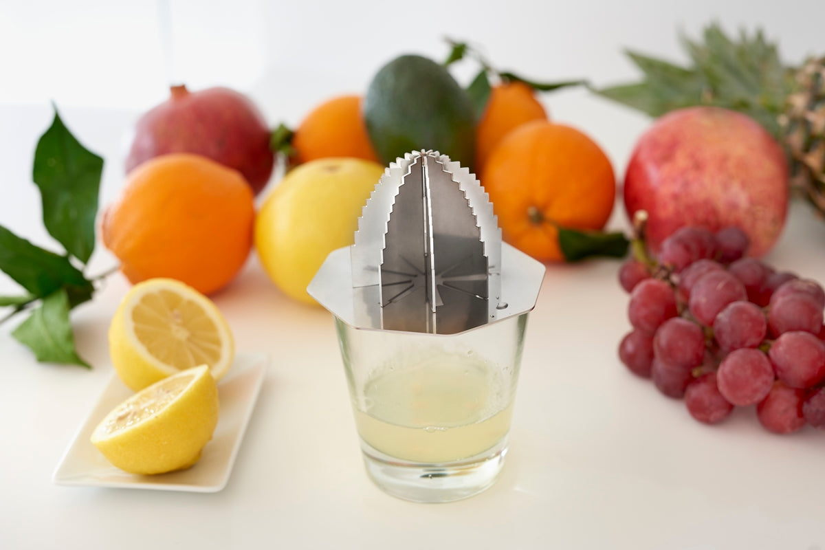 Cyrcus Design Brain Juice spremiagrumi acciaio specchio