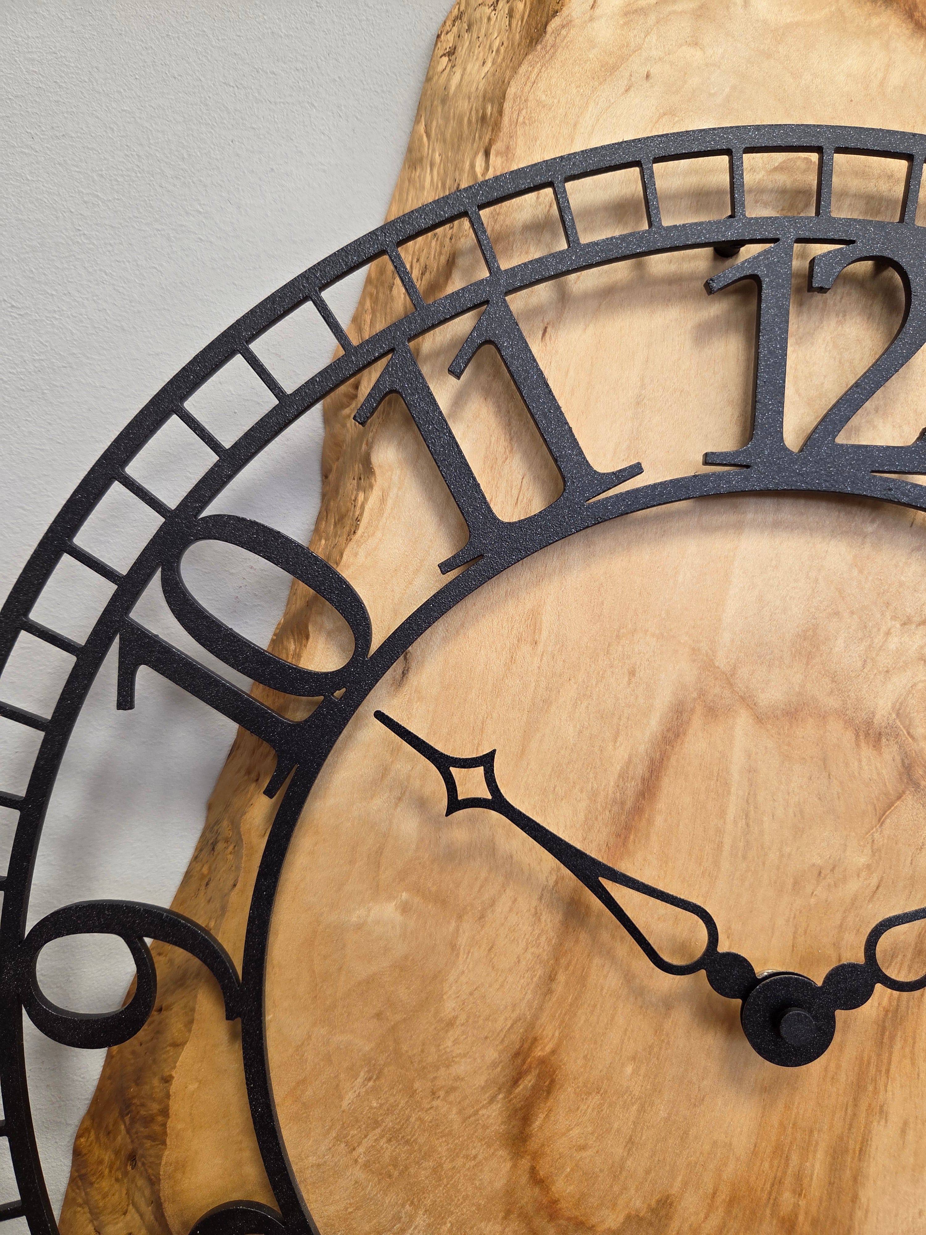 Il nido del picchio orologio da parete acero numeri romani