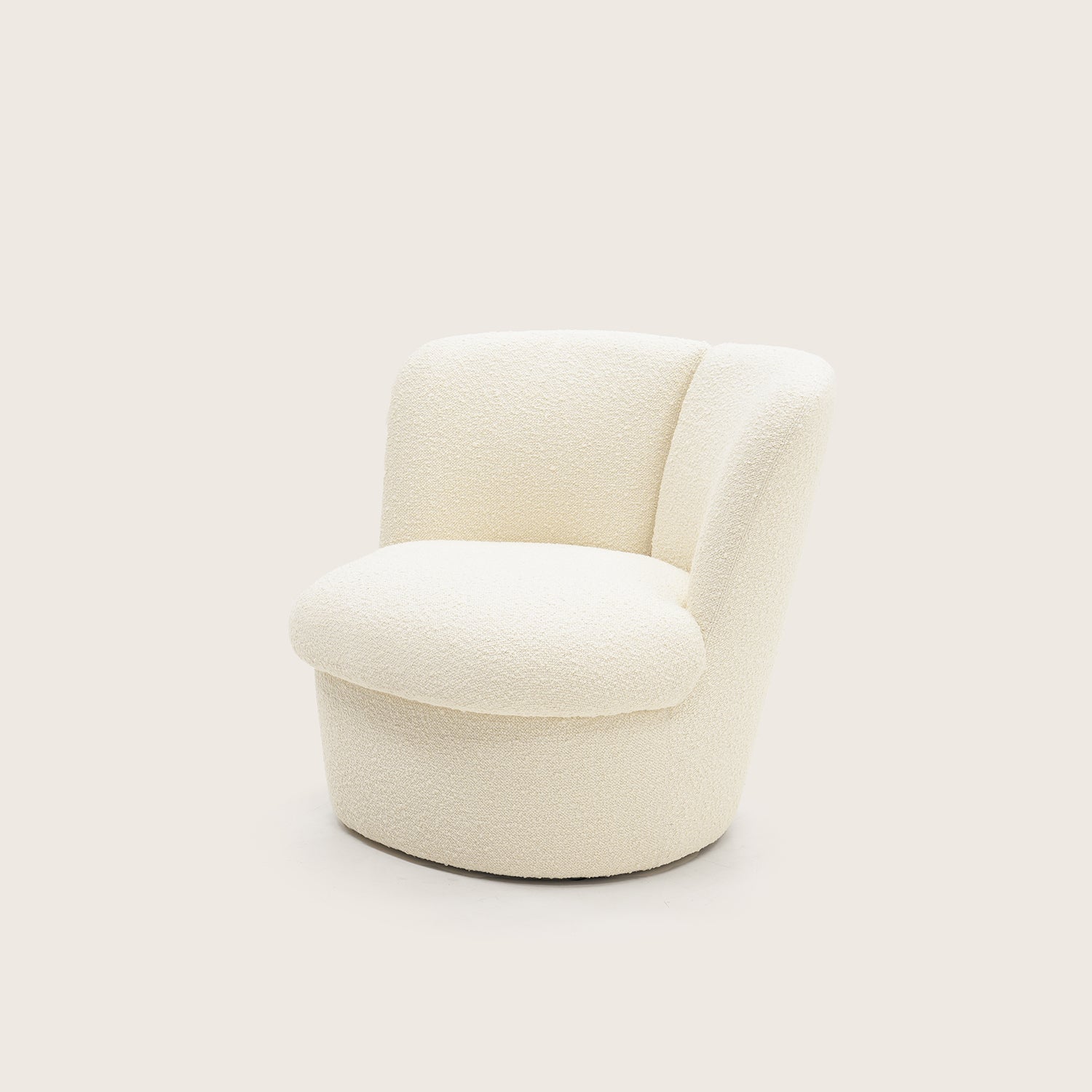 Galore Home Bliss poltrona bouclé grigia imbottita