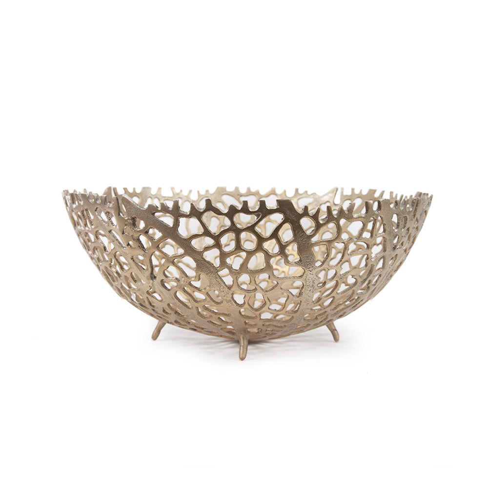 Galore Home Marine ciotola alluminio corallo