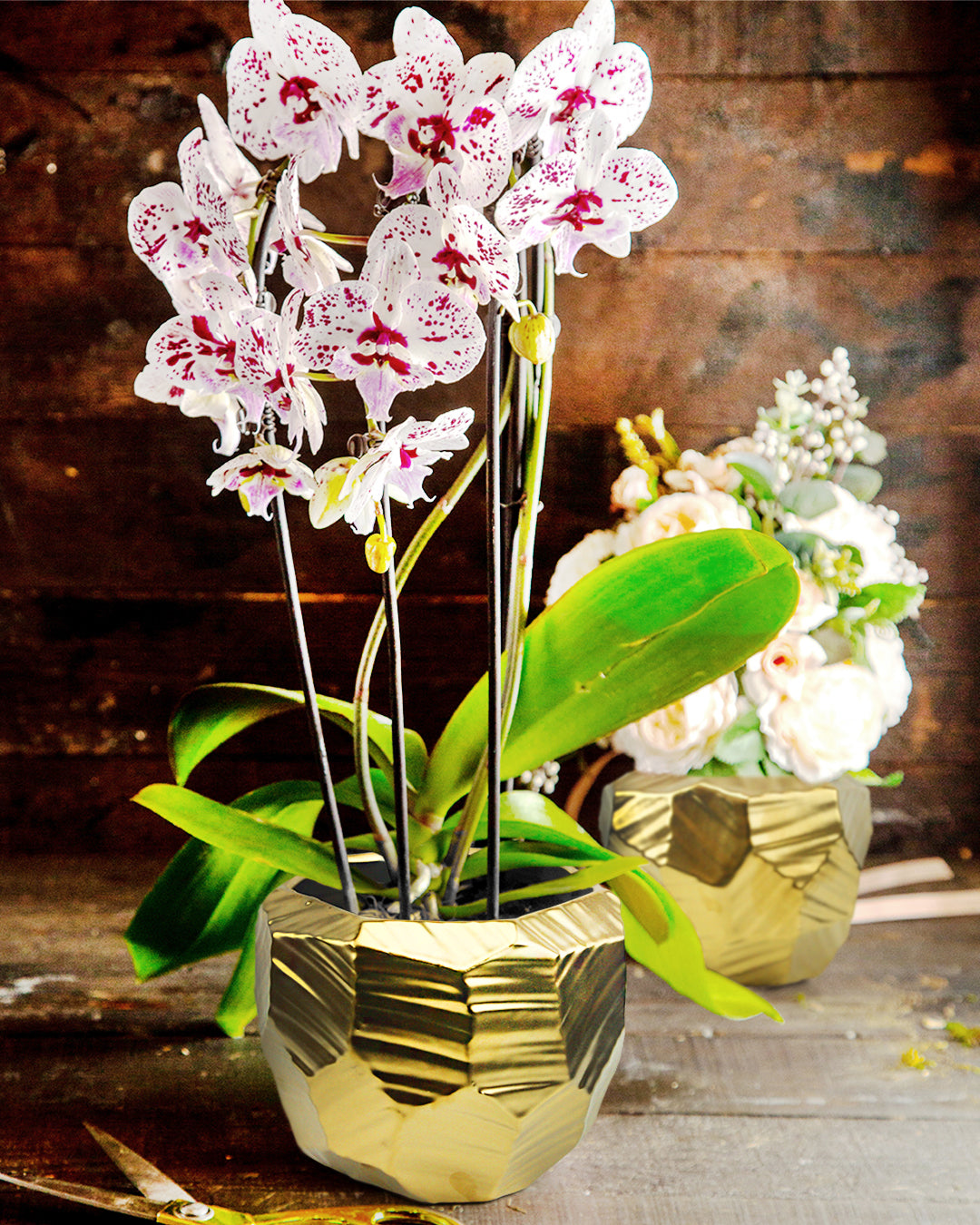 Galore Home Gloss vaso ceramica oro lucido