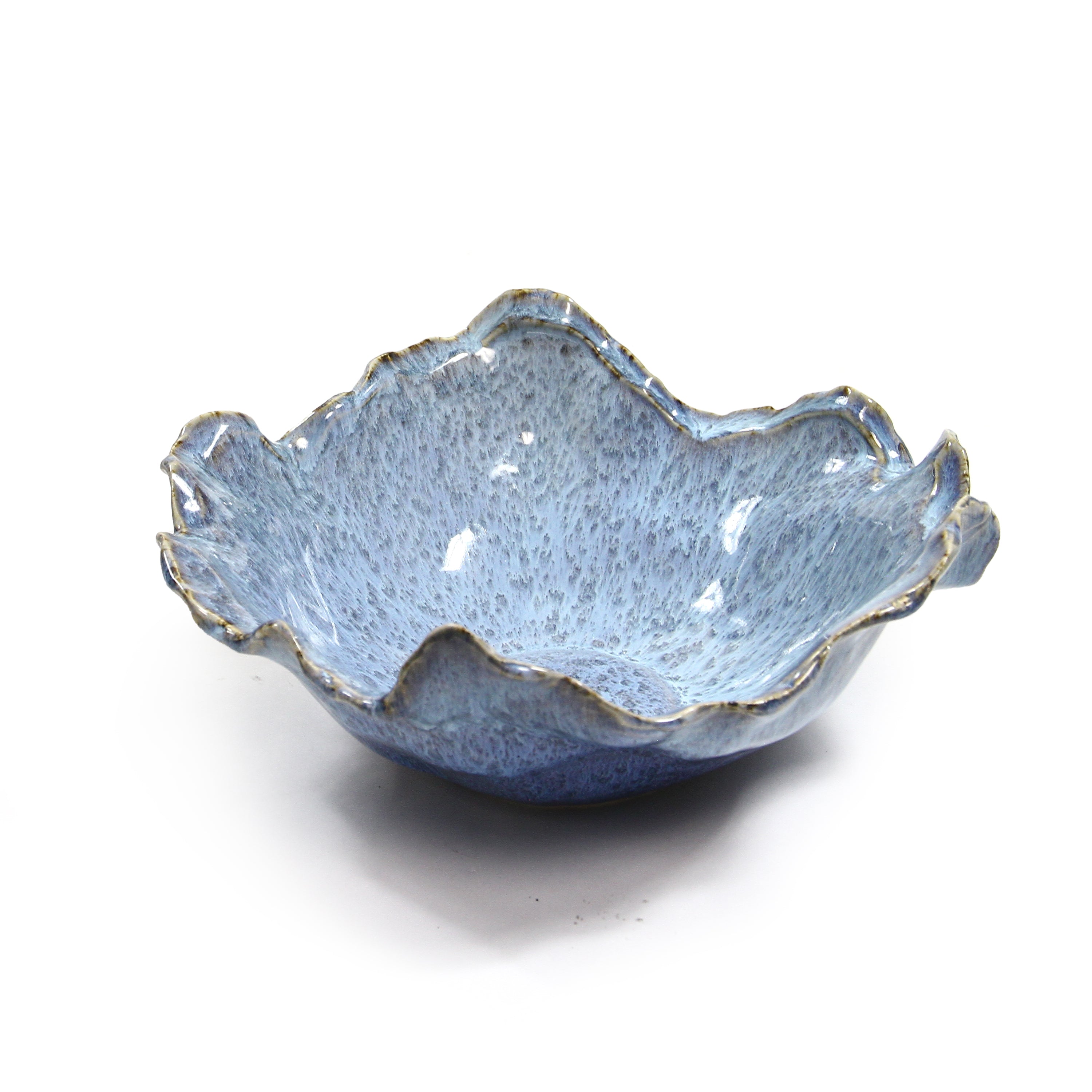 Galore Home Sculptural Drift CCE42 ciotola ceramica blu