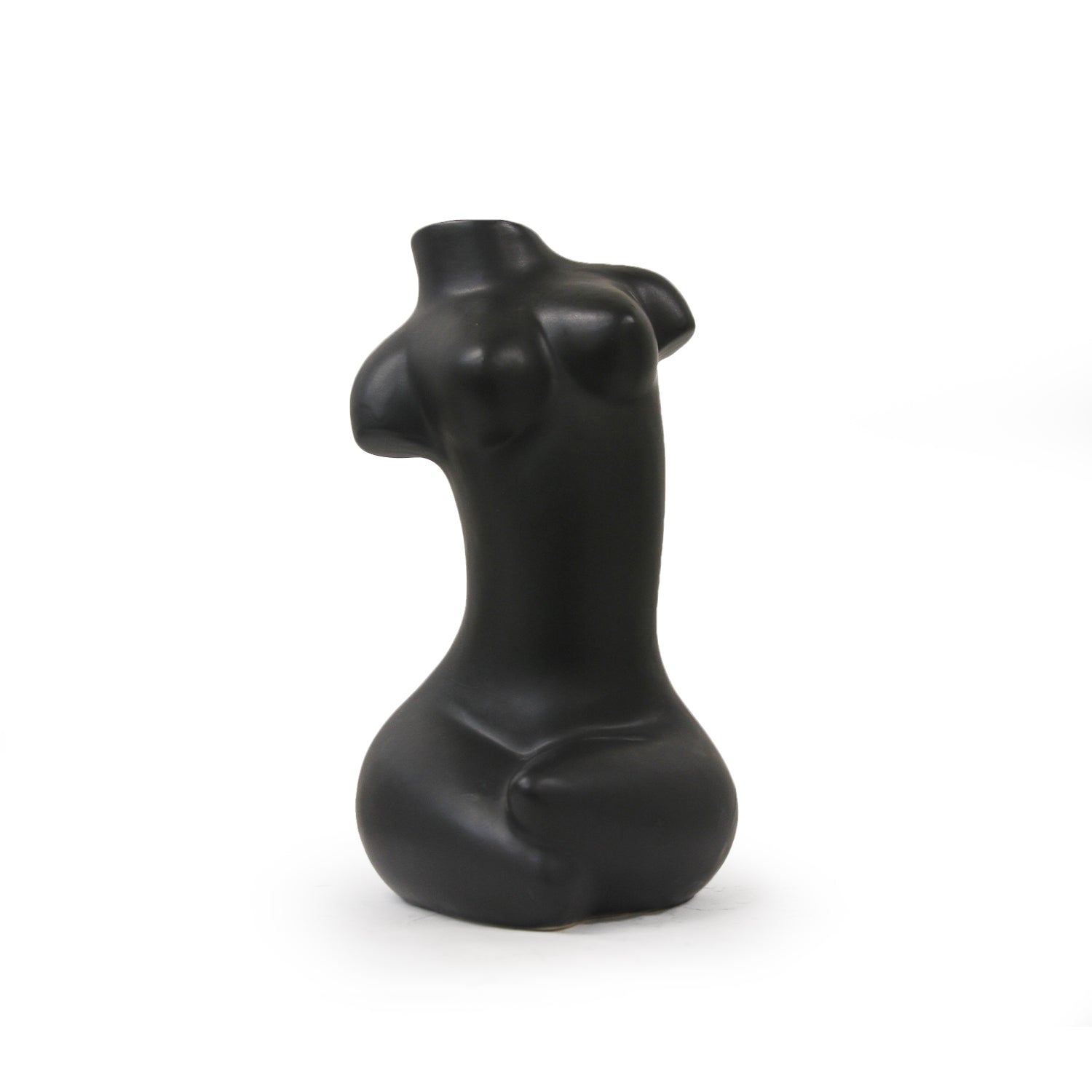 Galore Home Model Vase vaso ceramica nero opaco small