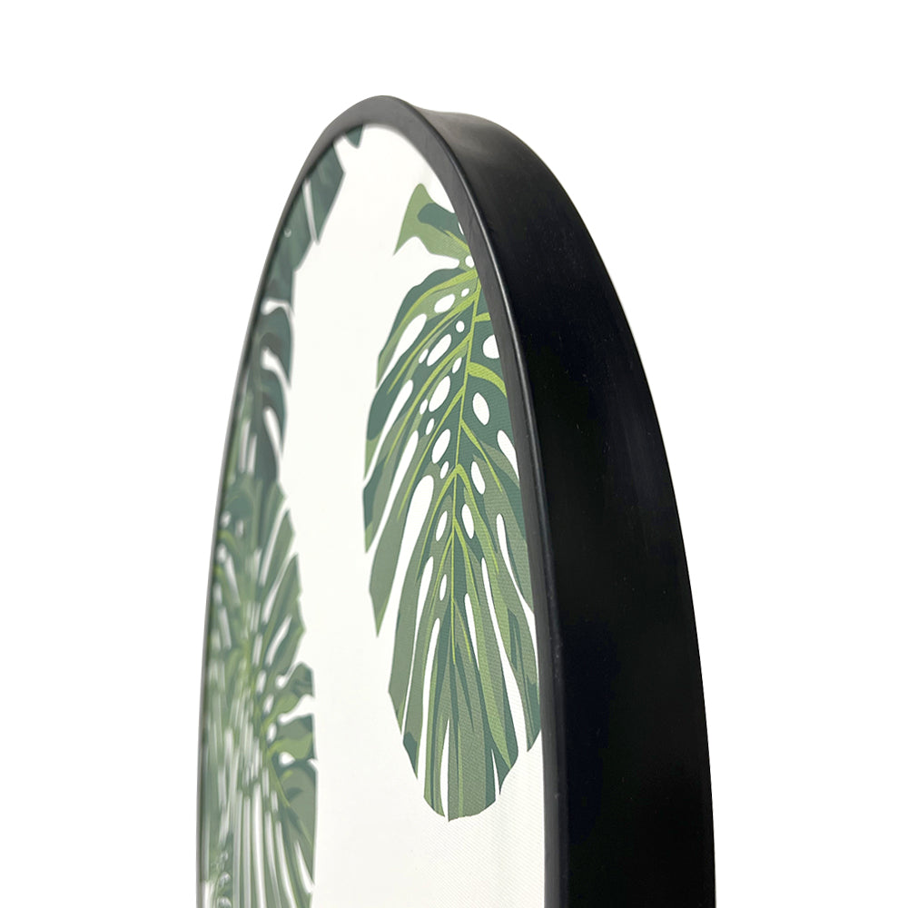 Galore Home Monstera Leaf quadro rotondo foglia verde
