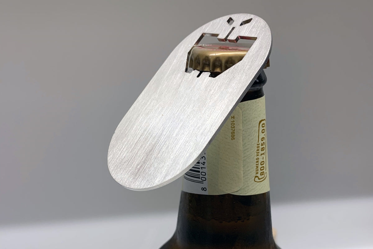 Cyrcus Design Magna-Crown apribottiglie acciaio specchio 43 mm
