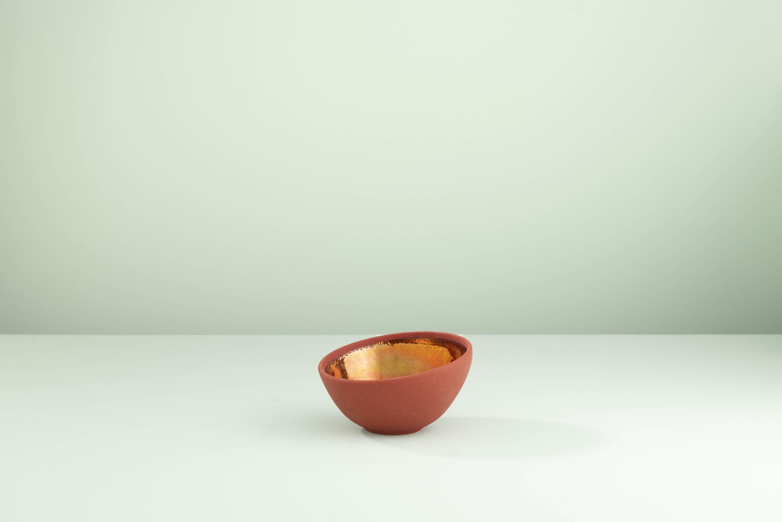Ceramica Gatti 1928 Riflesso Sole Grande RF734 vaso riflessi metallici
