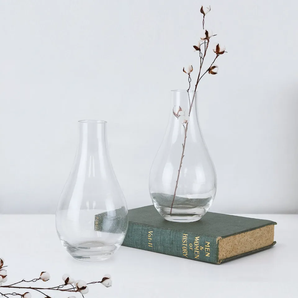 Galore Home Teardrop U9070 vaso vetro 16,5 cm set 24 pezzi