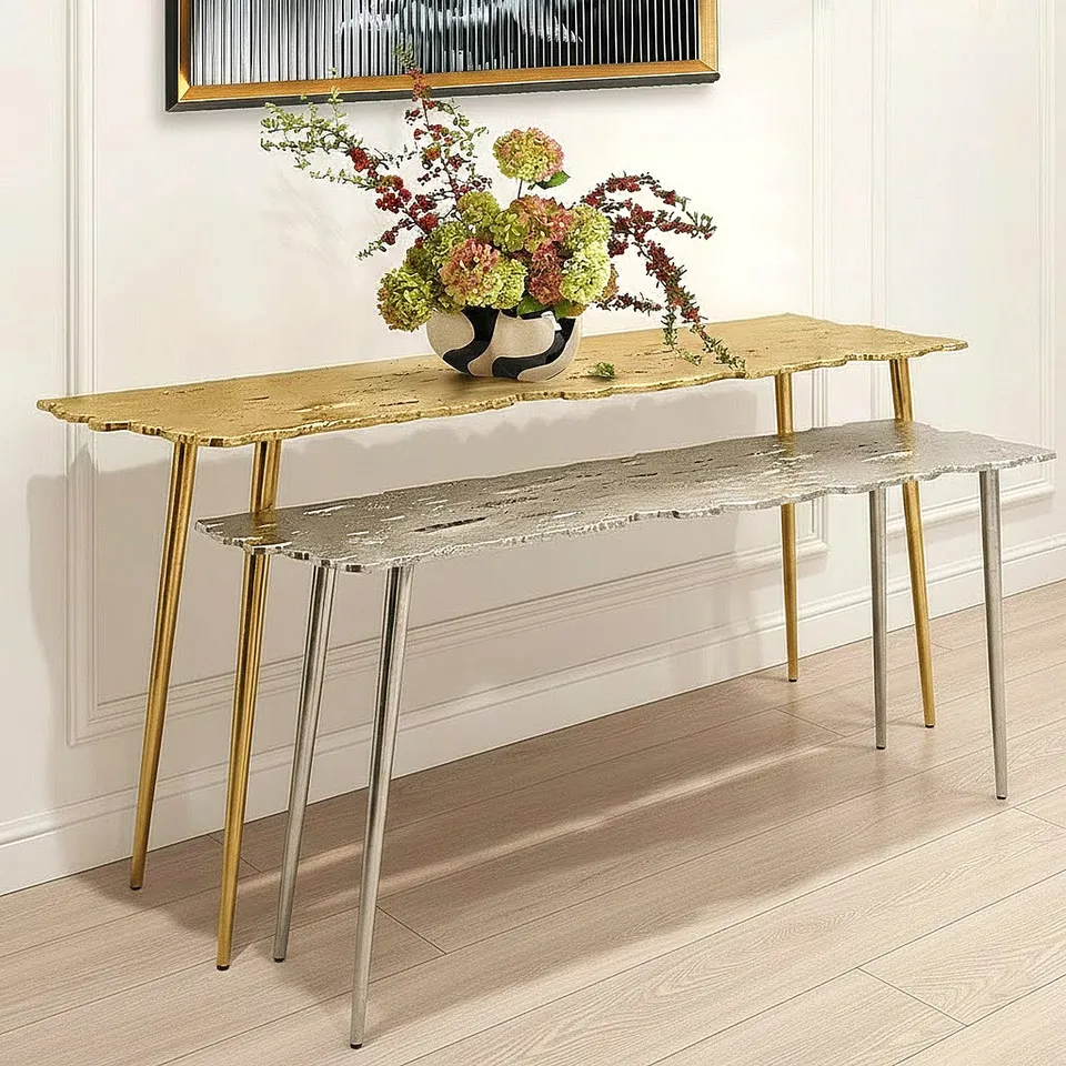 Galore Home Inferno consolle oro Large 30205 alluminio