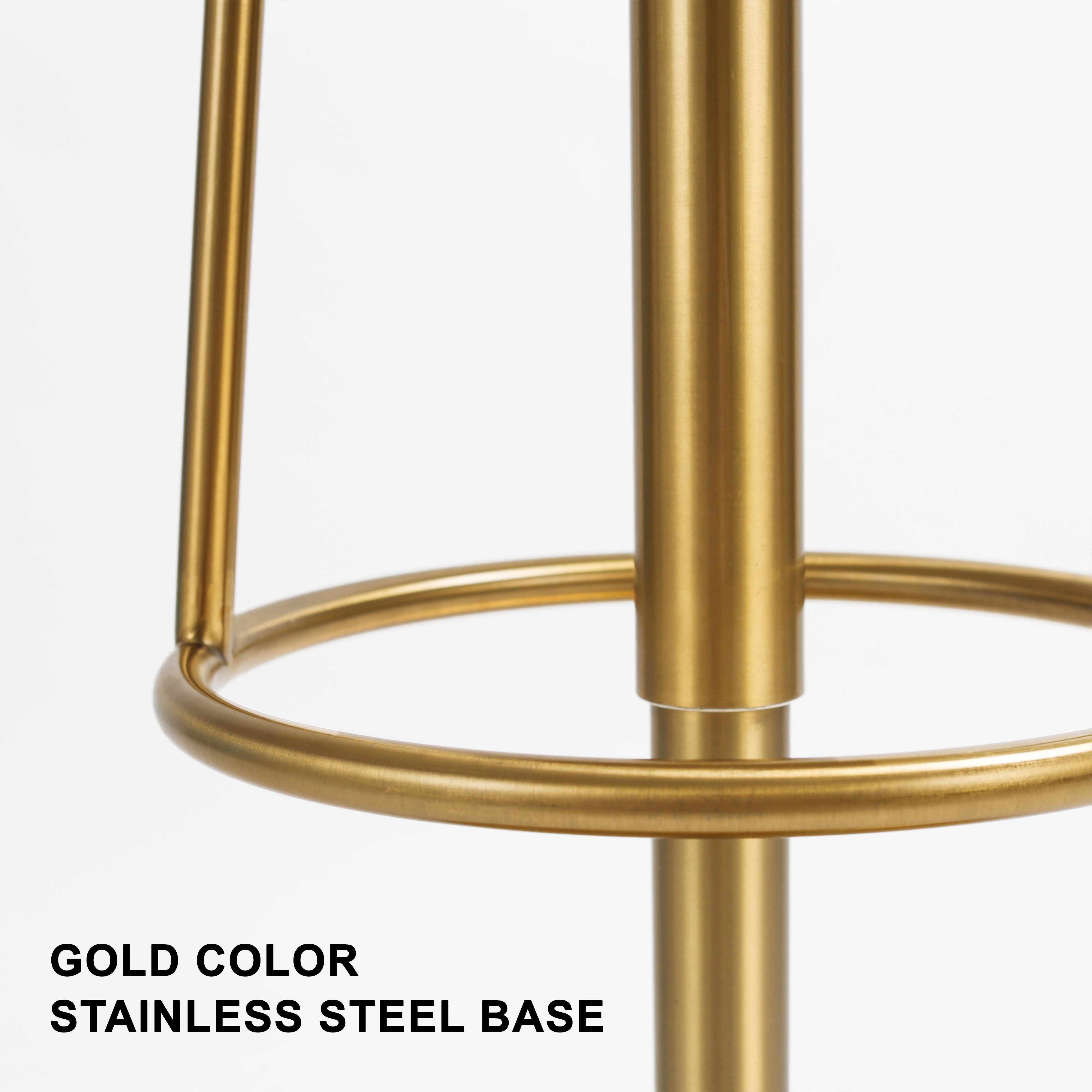 Galore Home Aero Swivel Counter sgabello bar beige regolabile