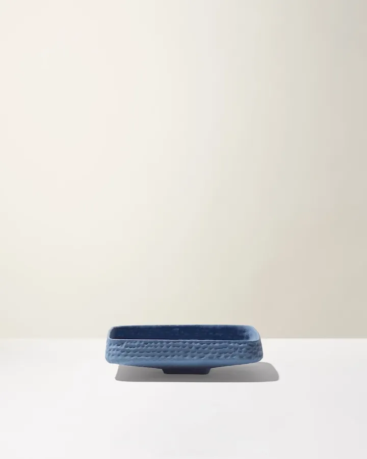 Ceramica Gatti 1928 Battuti CB109 Tau contenitore blu cielo