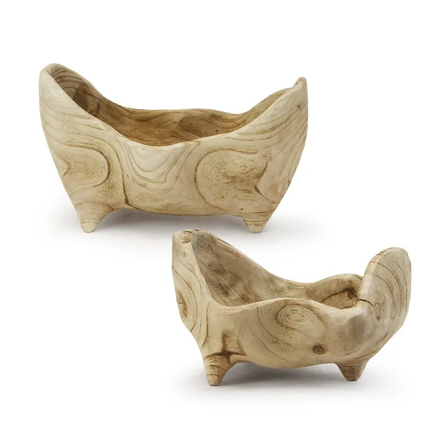 Galore Home Heritage ciotola legno naturale Small
