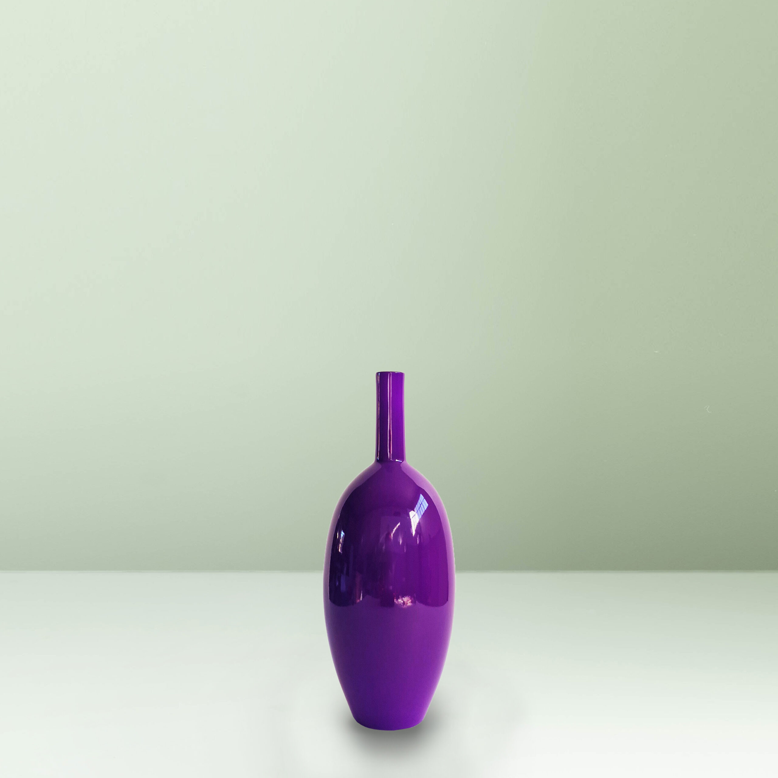 Ceramica Gatti 1928 Motor Valley MV30 vaso viola fluo